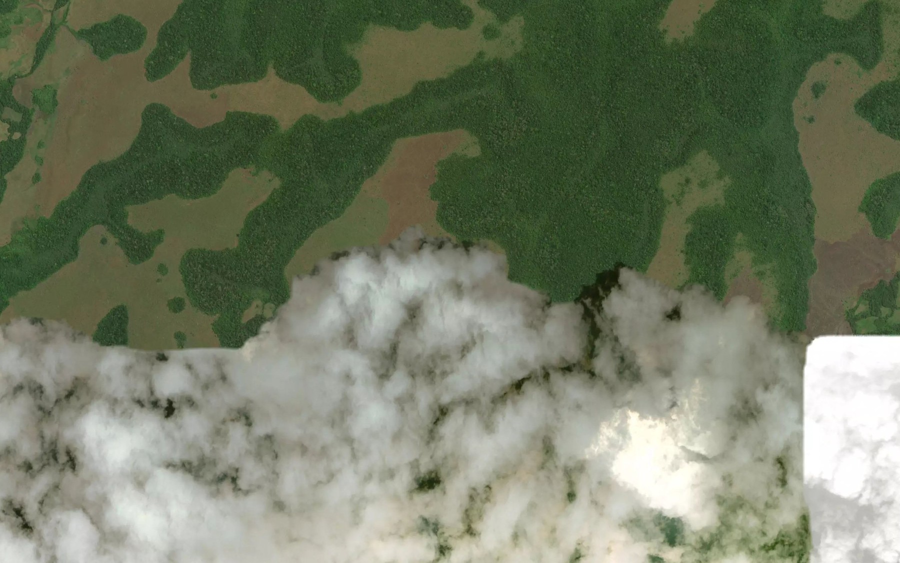 Satellite map of the Meve
