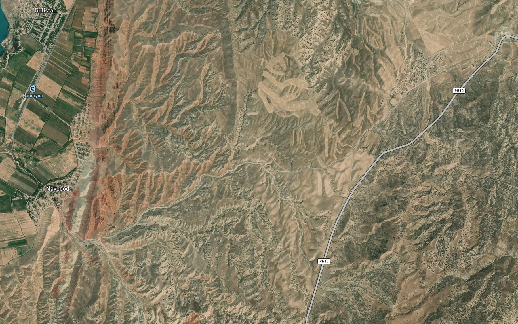 Satellite map of the Rodnik Ishmabulok