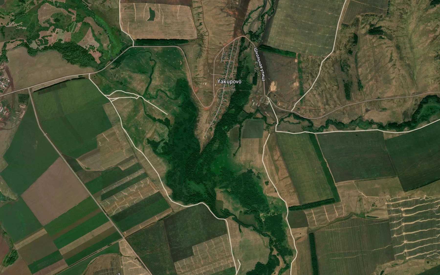 Satellite map of the Sandin