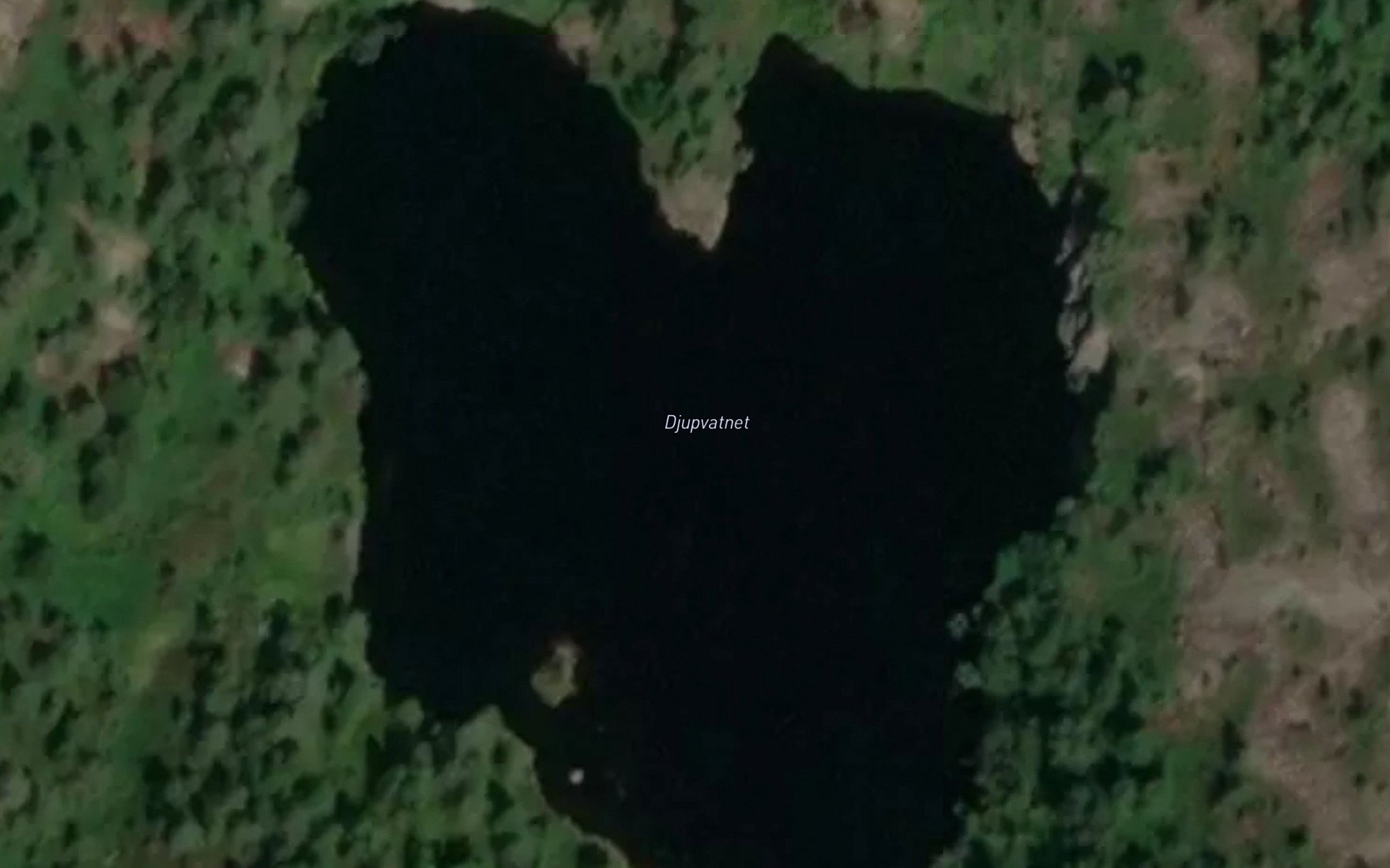 Satellite map of the Djuptjodn