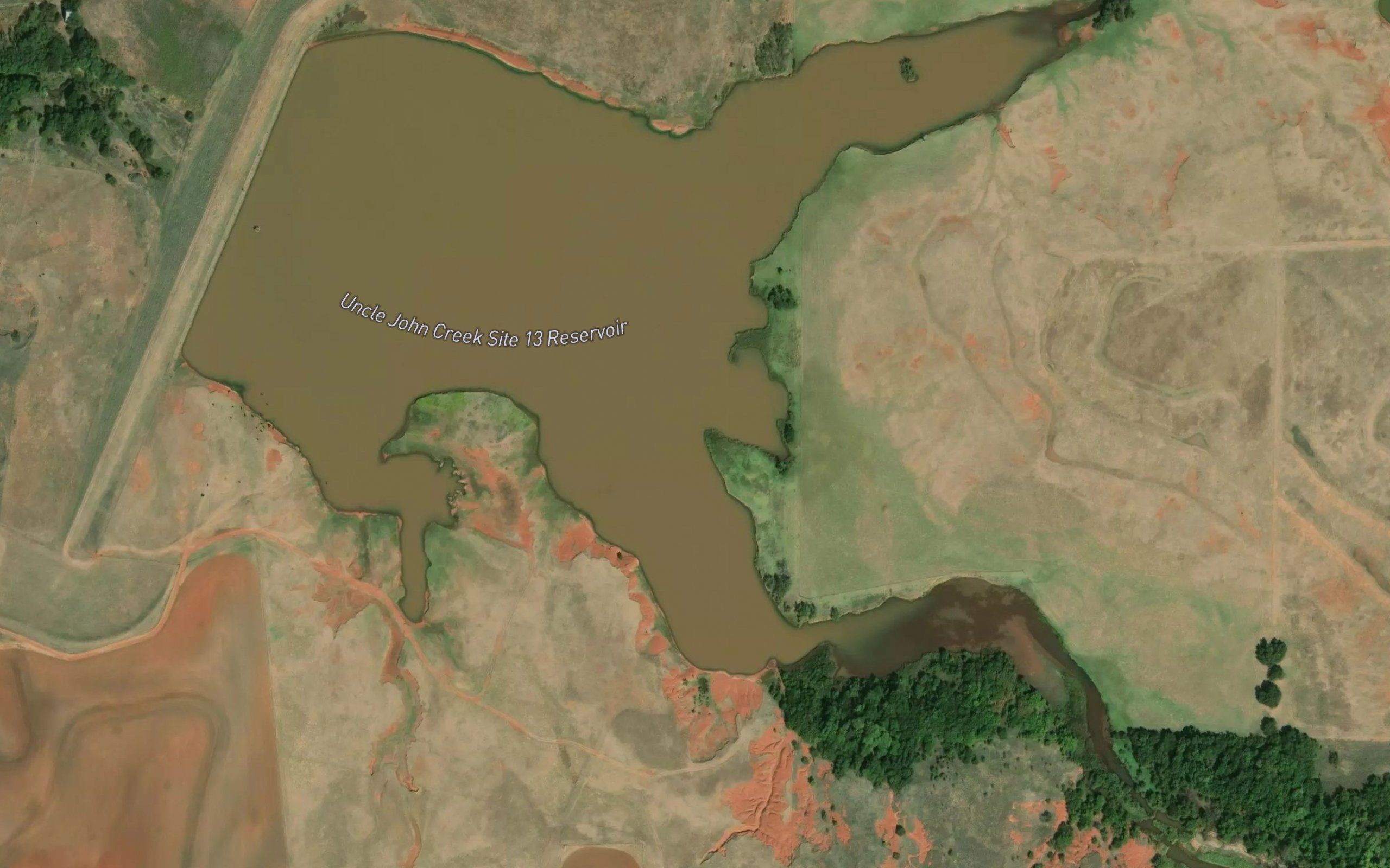 Uncle John Creek Site 13 Reservoir