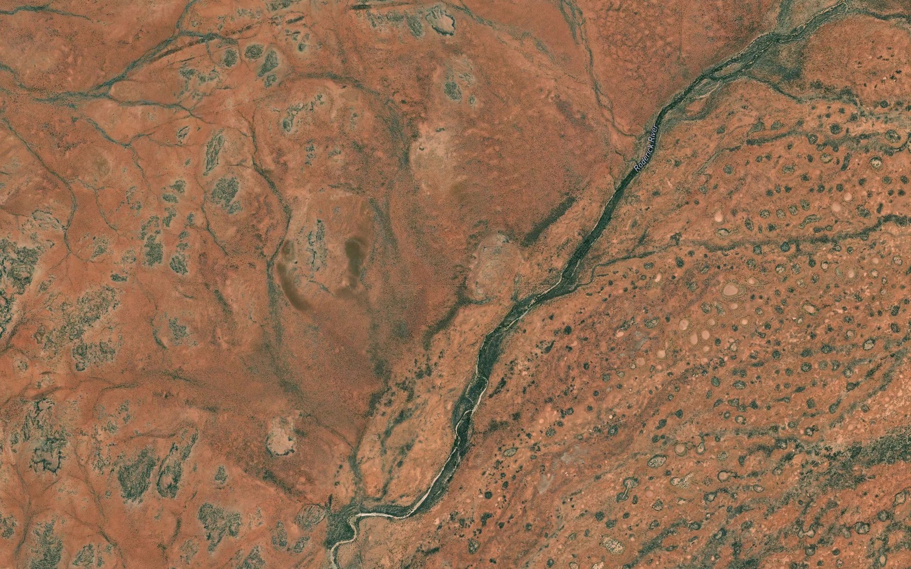 Satellite map of the Toorjing Spring