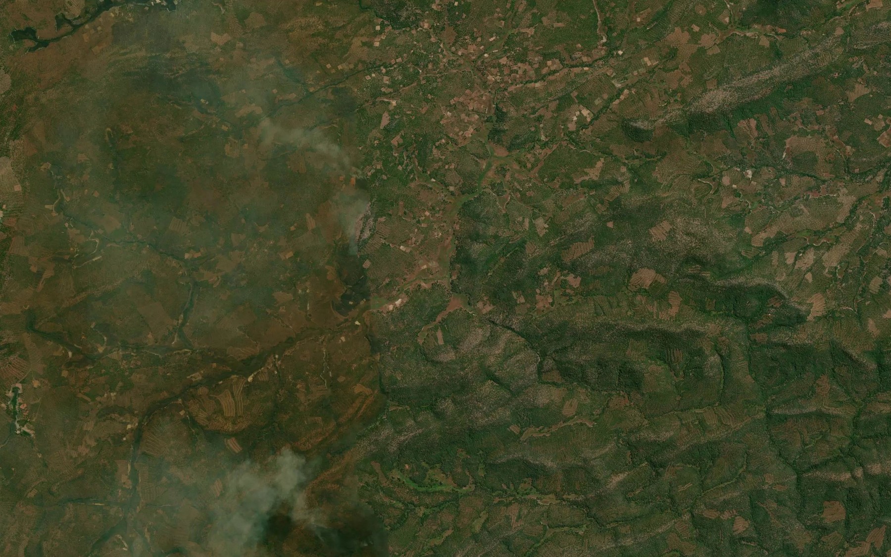 Satellite map of the Chibali