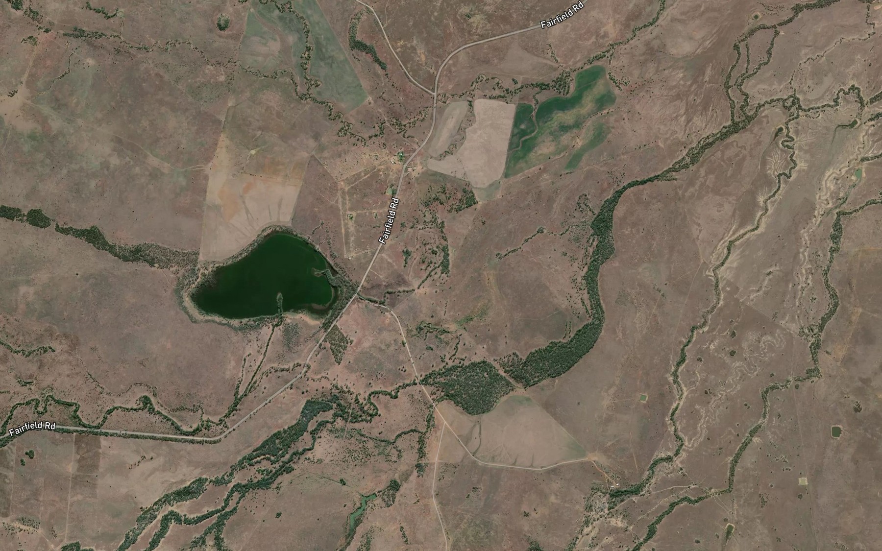 Satellite map of the Christmas Creek