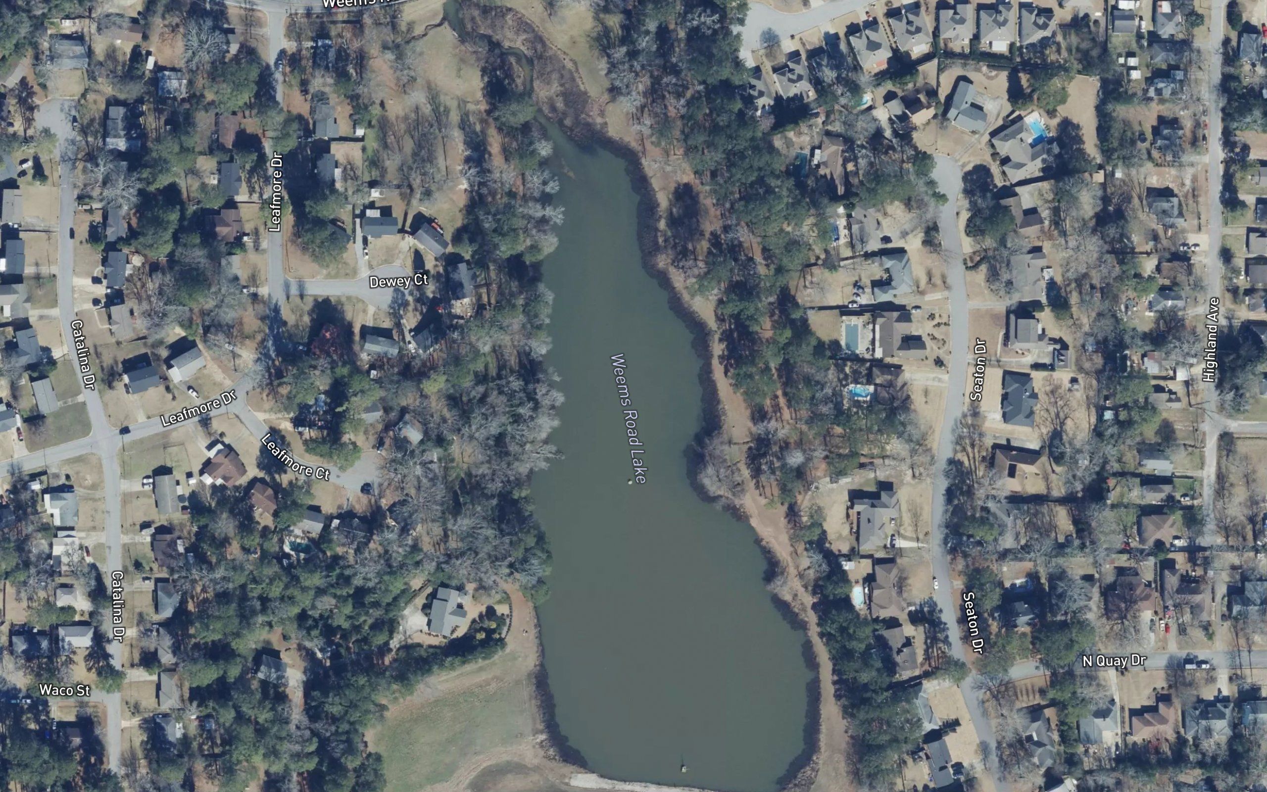 Weems Road Lake