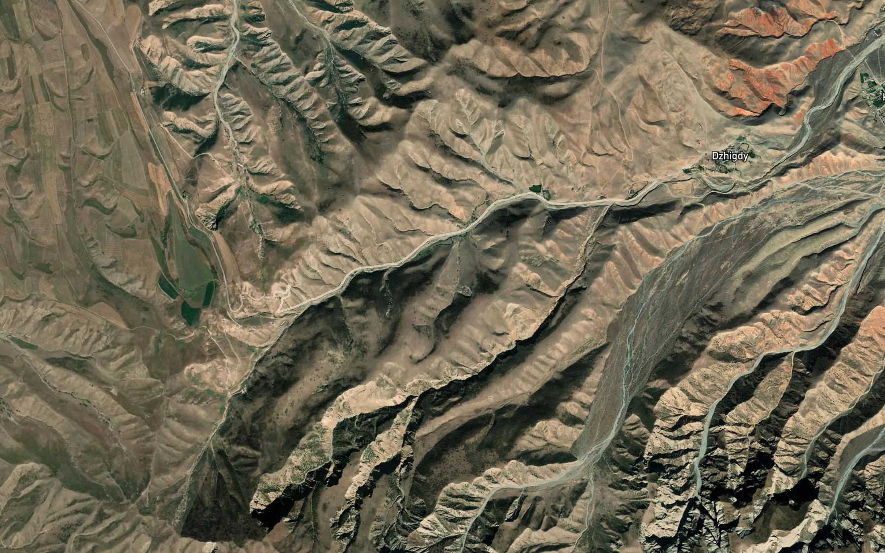 Satellite map of the Rodnik Tash-Bulak