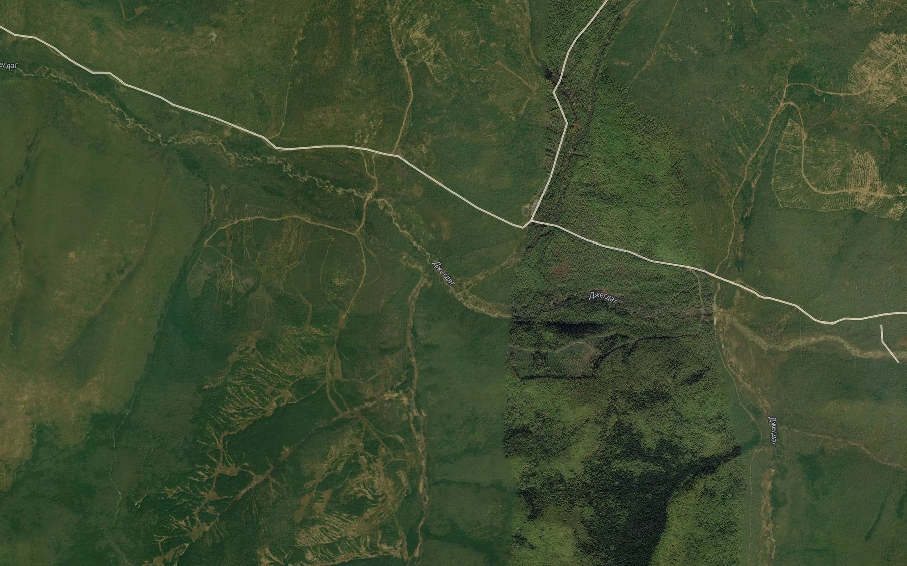 Satellite map of the Krest
