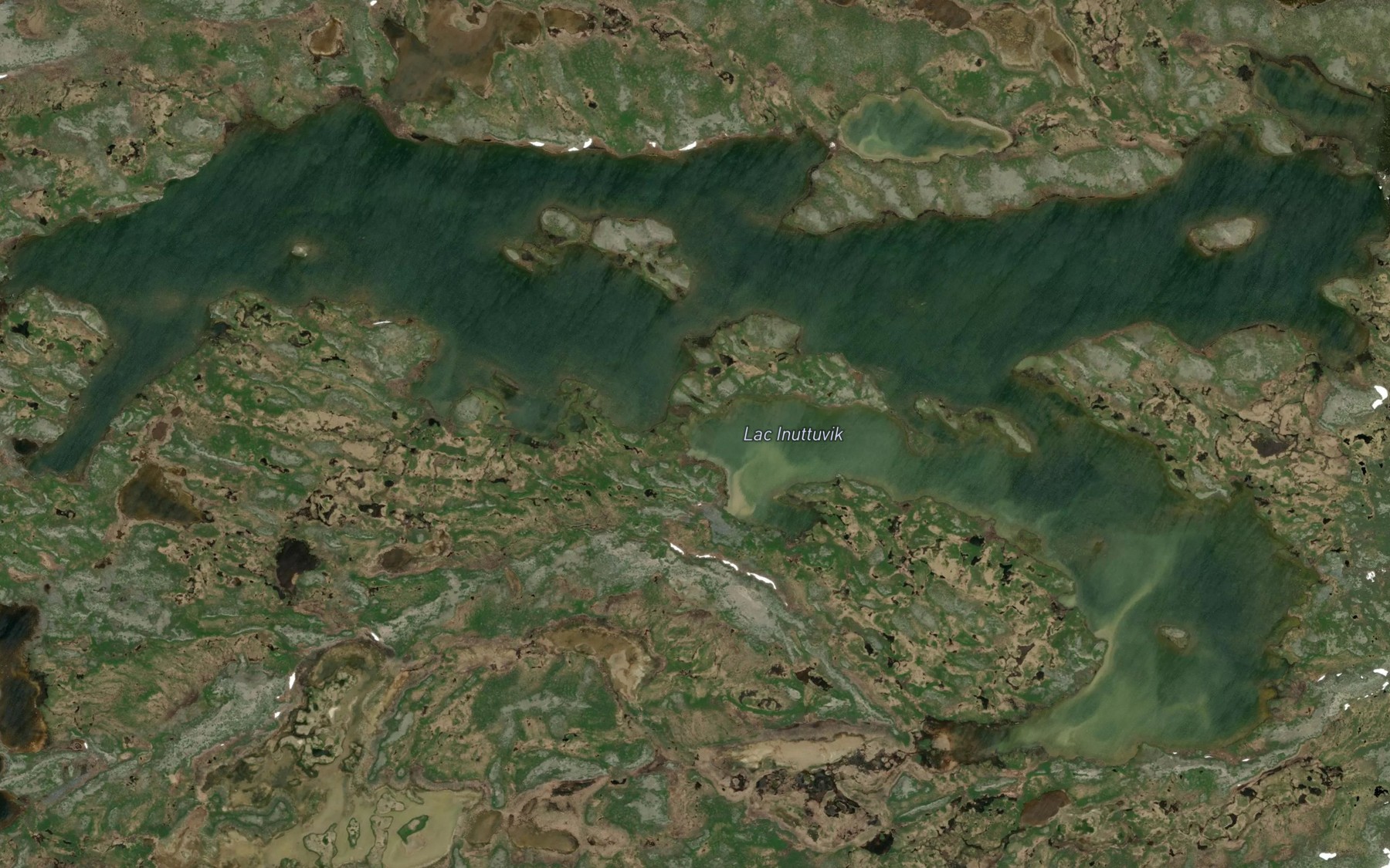 Satellite map of the Lac Inuttuvik
