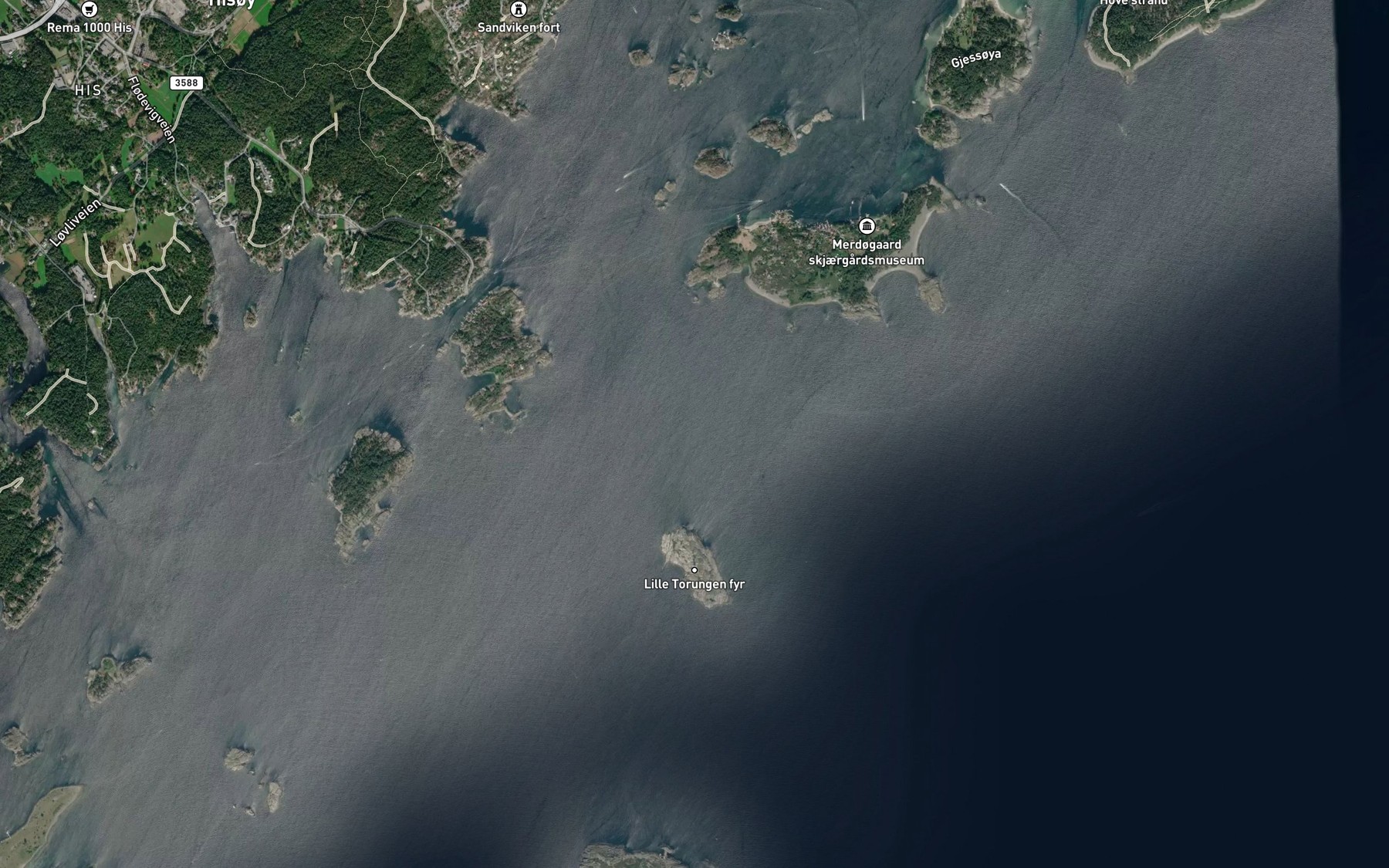 Satellite map of the Kankene