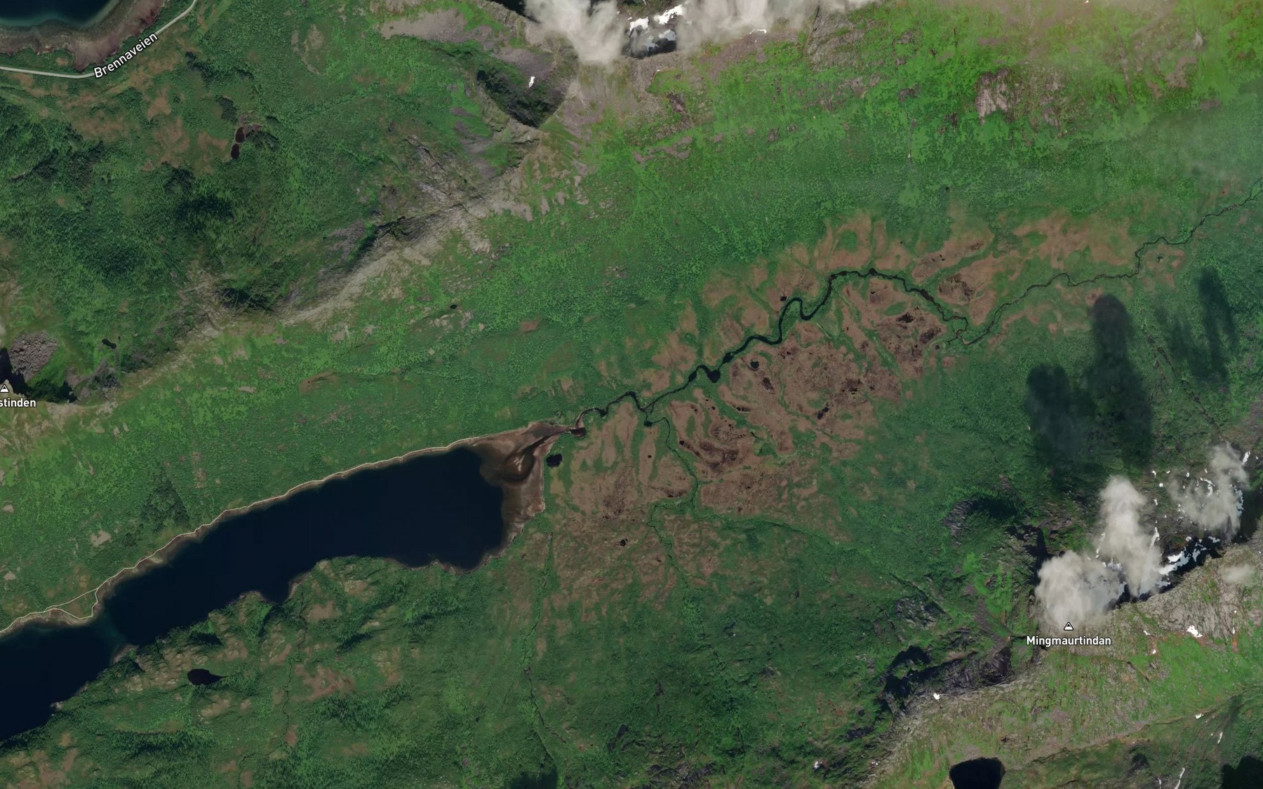 Satellite map of the Botnelva