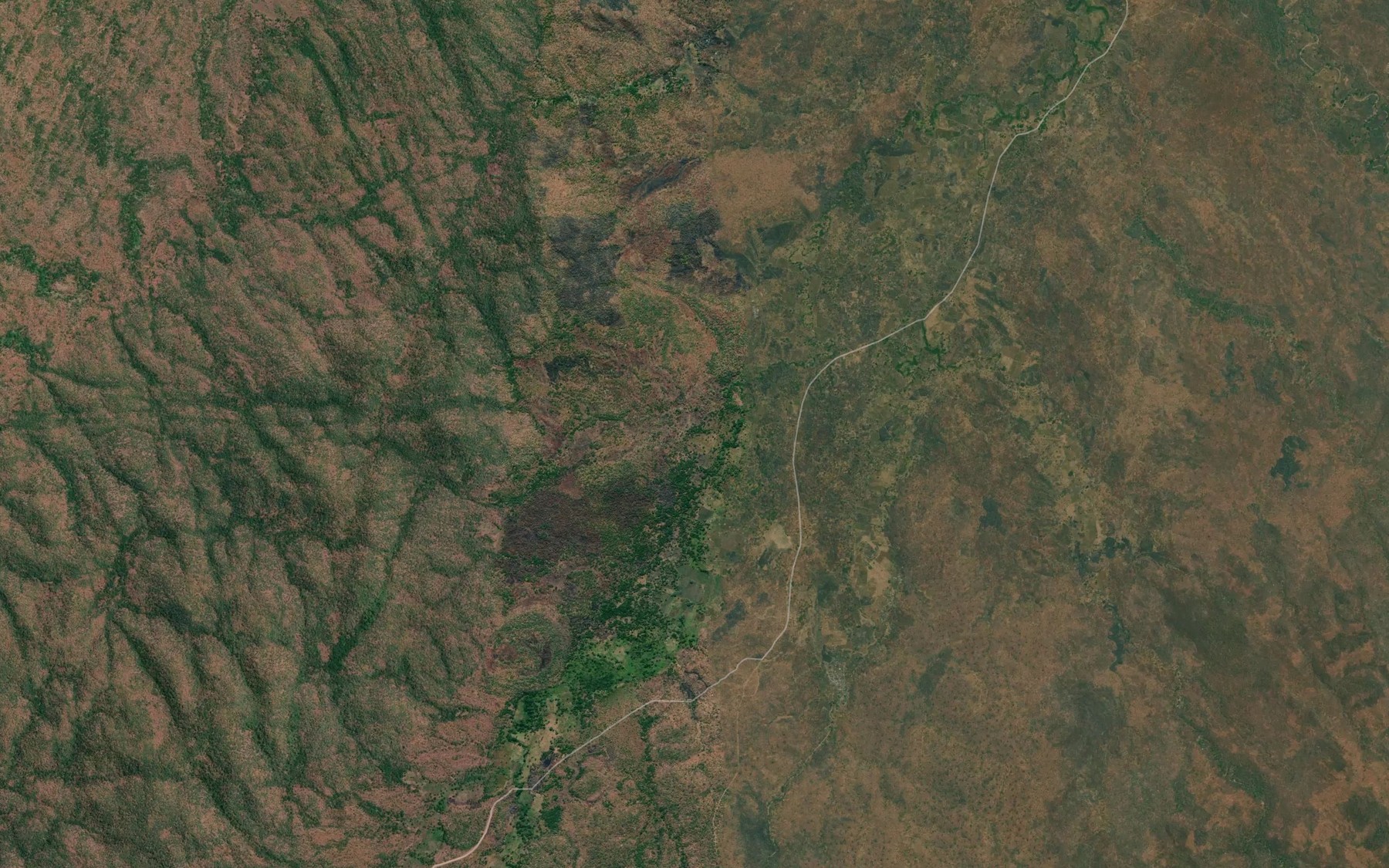 Satellite map of the Ndazia