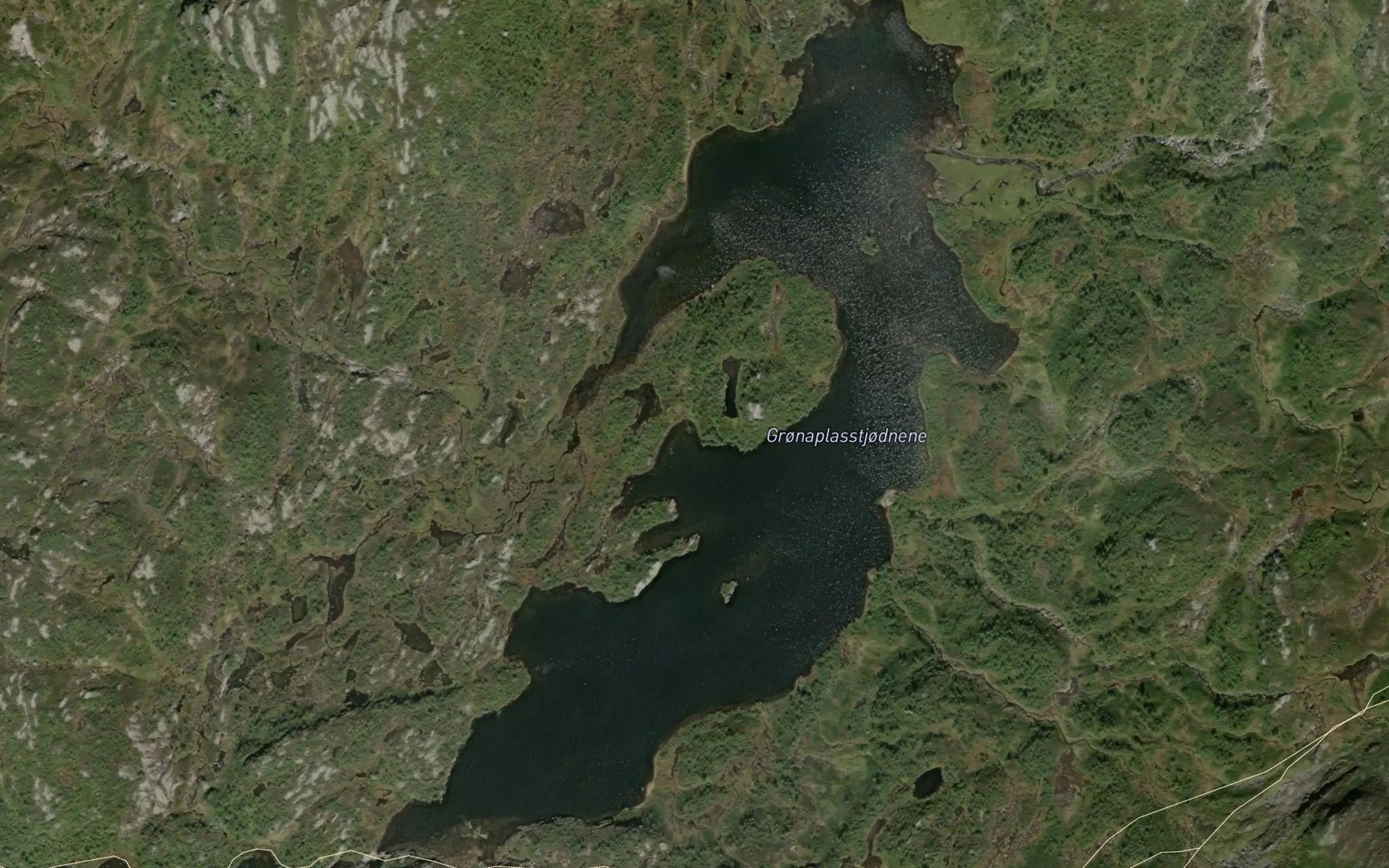 Satellite map of the Gronaplasstjorni