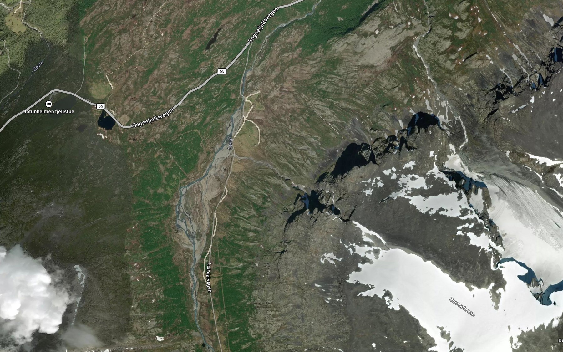 Satellite map of the Dumma