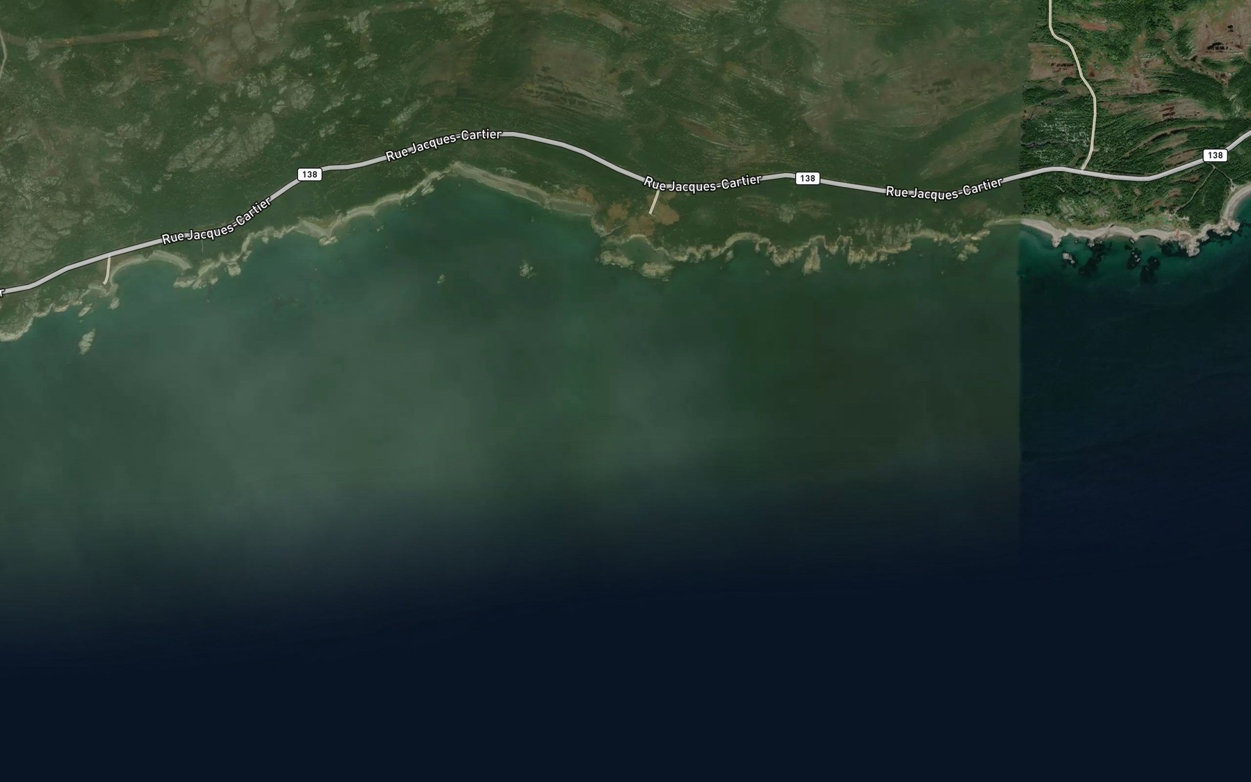 Satellite map of the Anse a Ademme