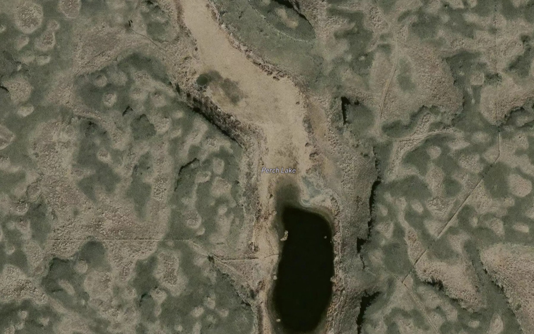 Satellite map of the Perch Lake