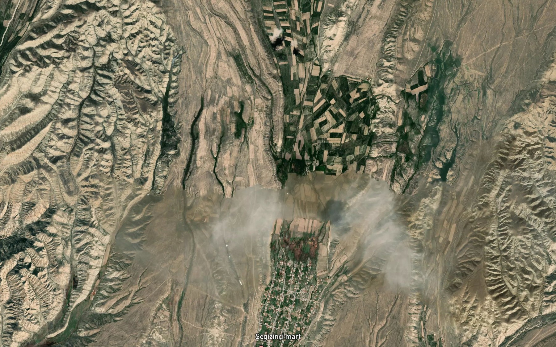 Satellite map of the Kuzyri