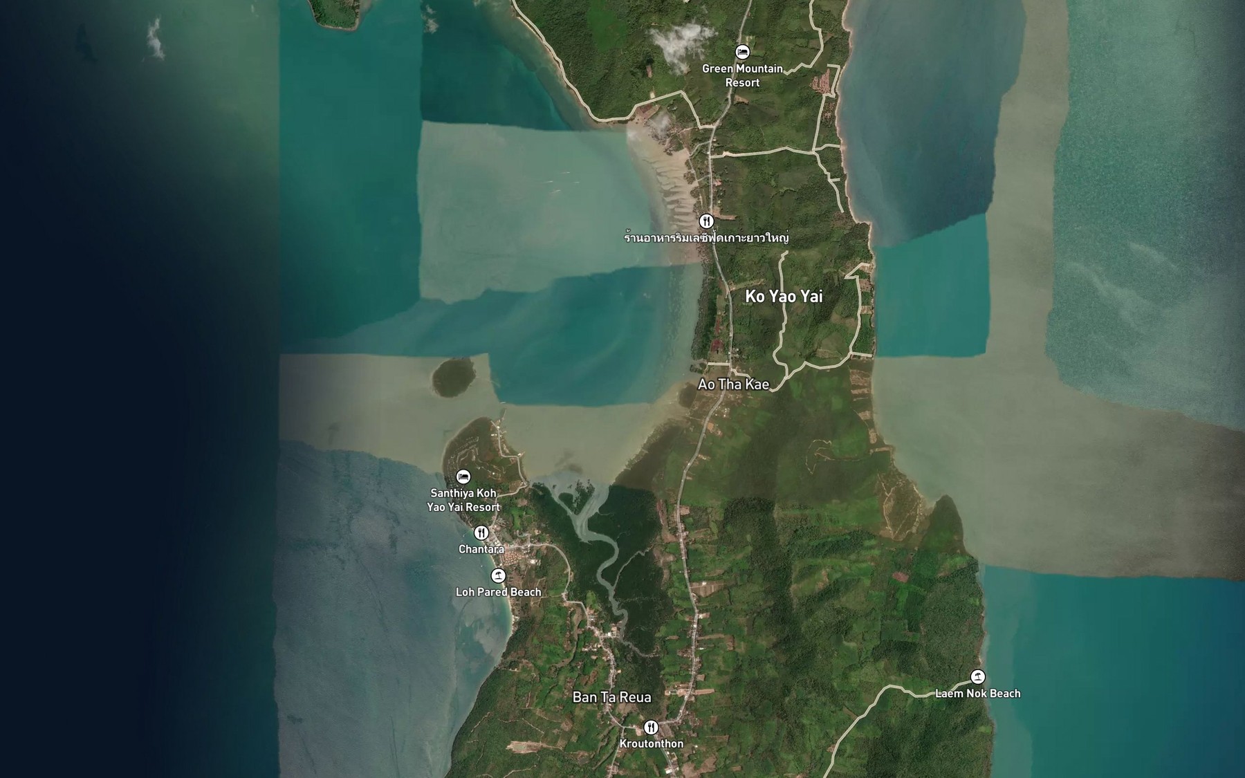 Satellite map of the Ao Lo Po Yai