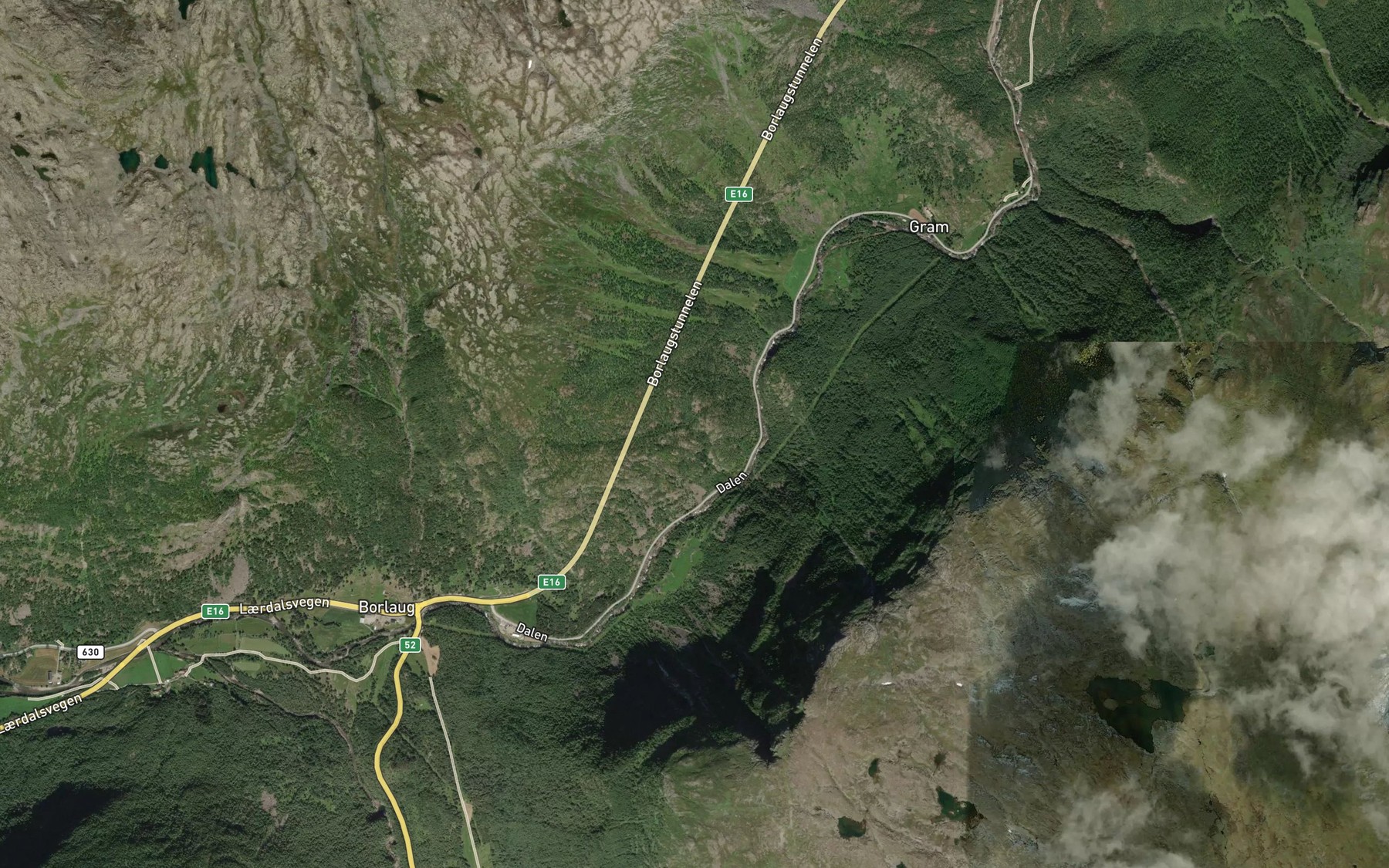 Satellite map of the Kvannegrovi