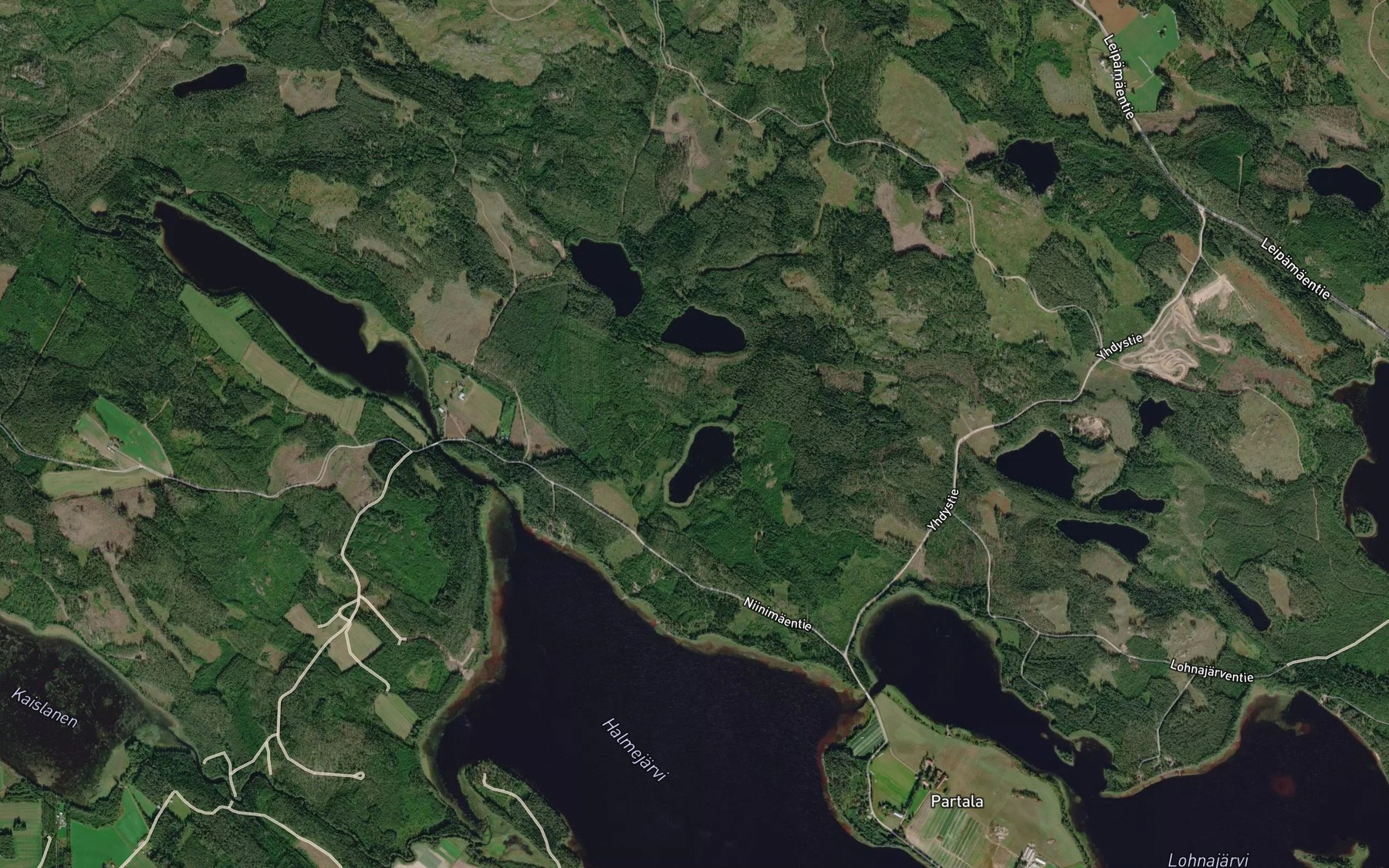Satellite map of the Maasillanpuro