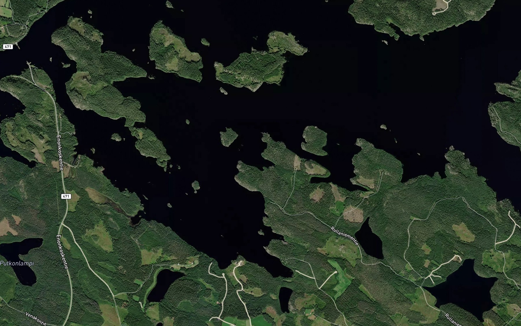 Satellite map of the Paalahti