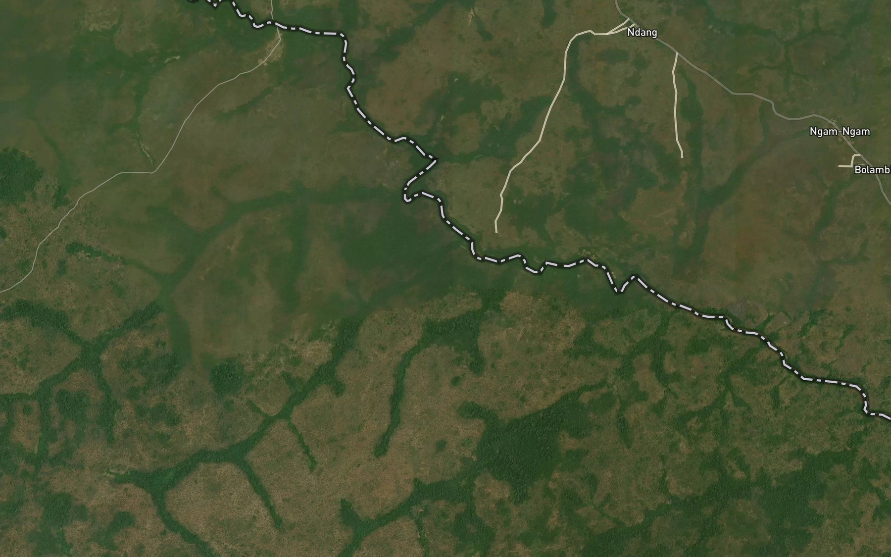 Satellite map of the Sounginda