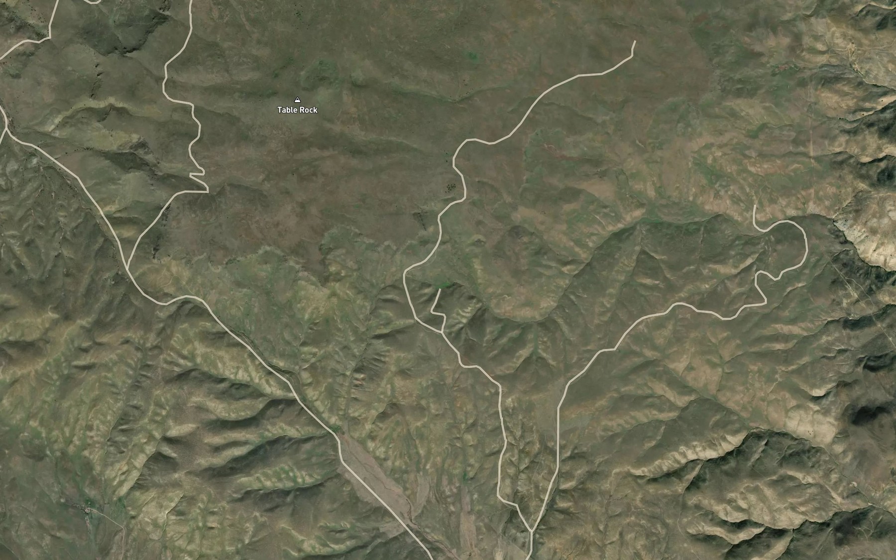 Satellite map of the Miller Spring