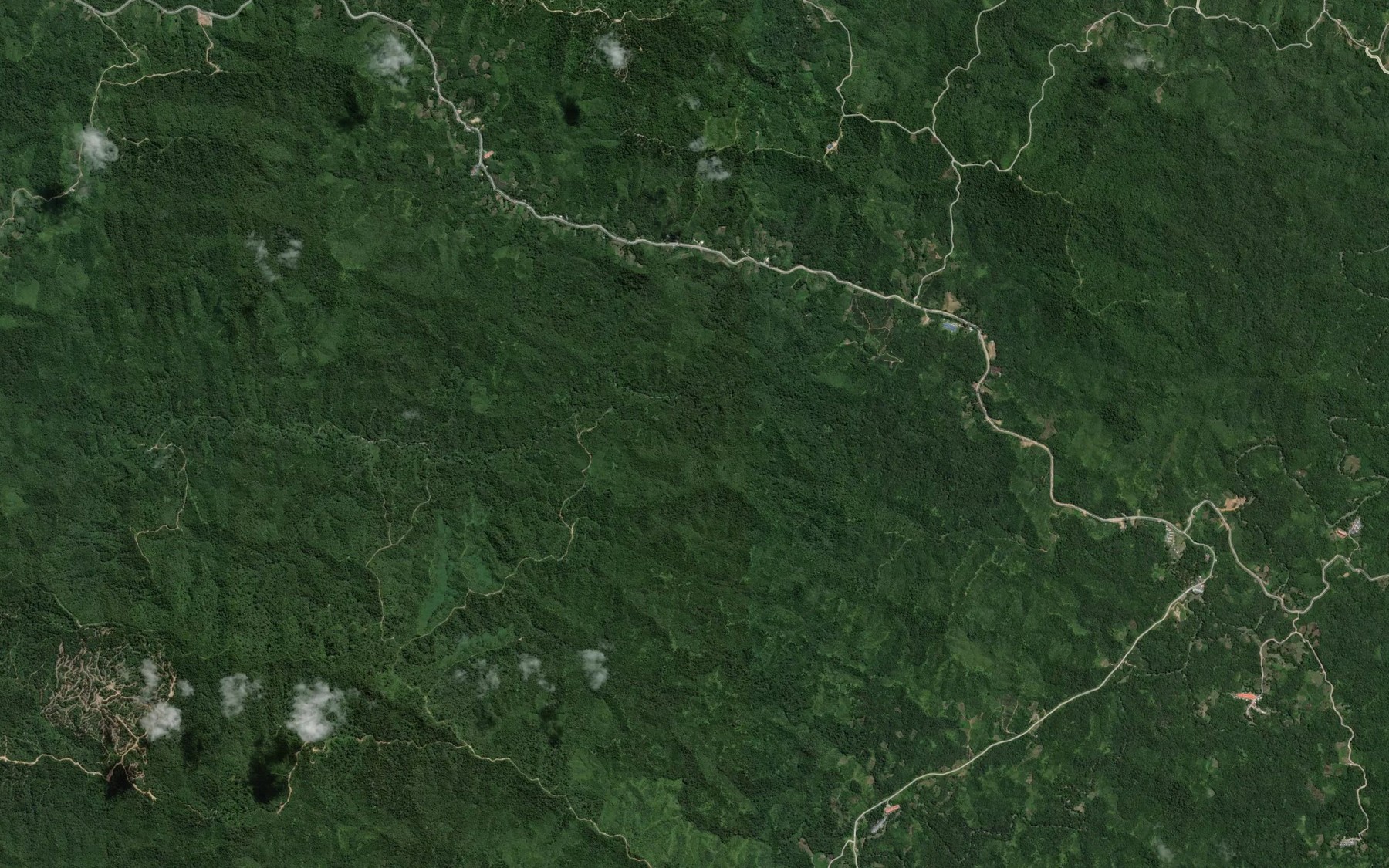 Satellite map of the Lubok Baketan