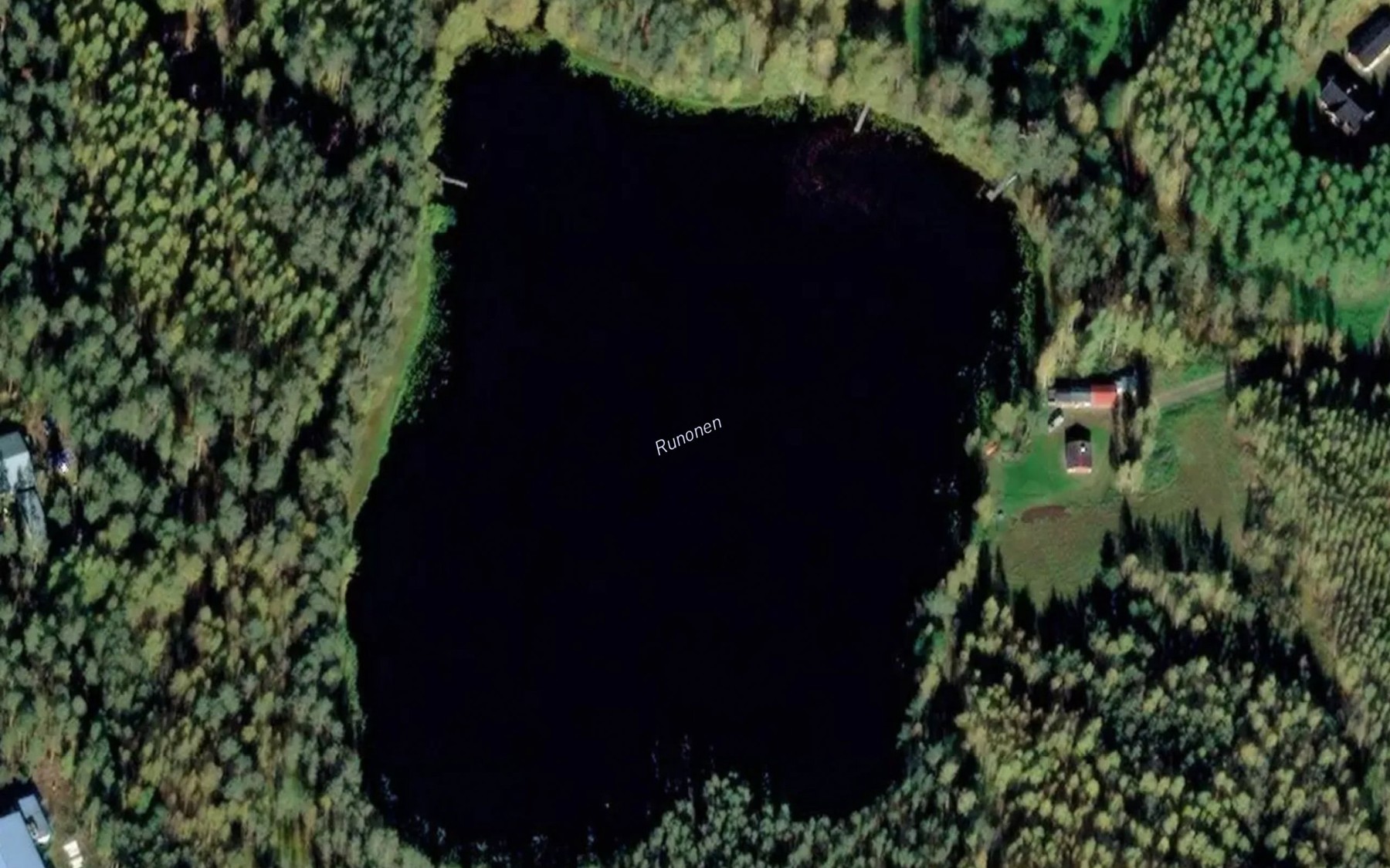 Satellite map of the Runonen