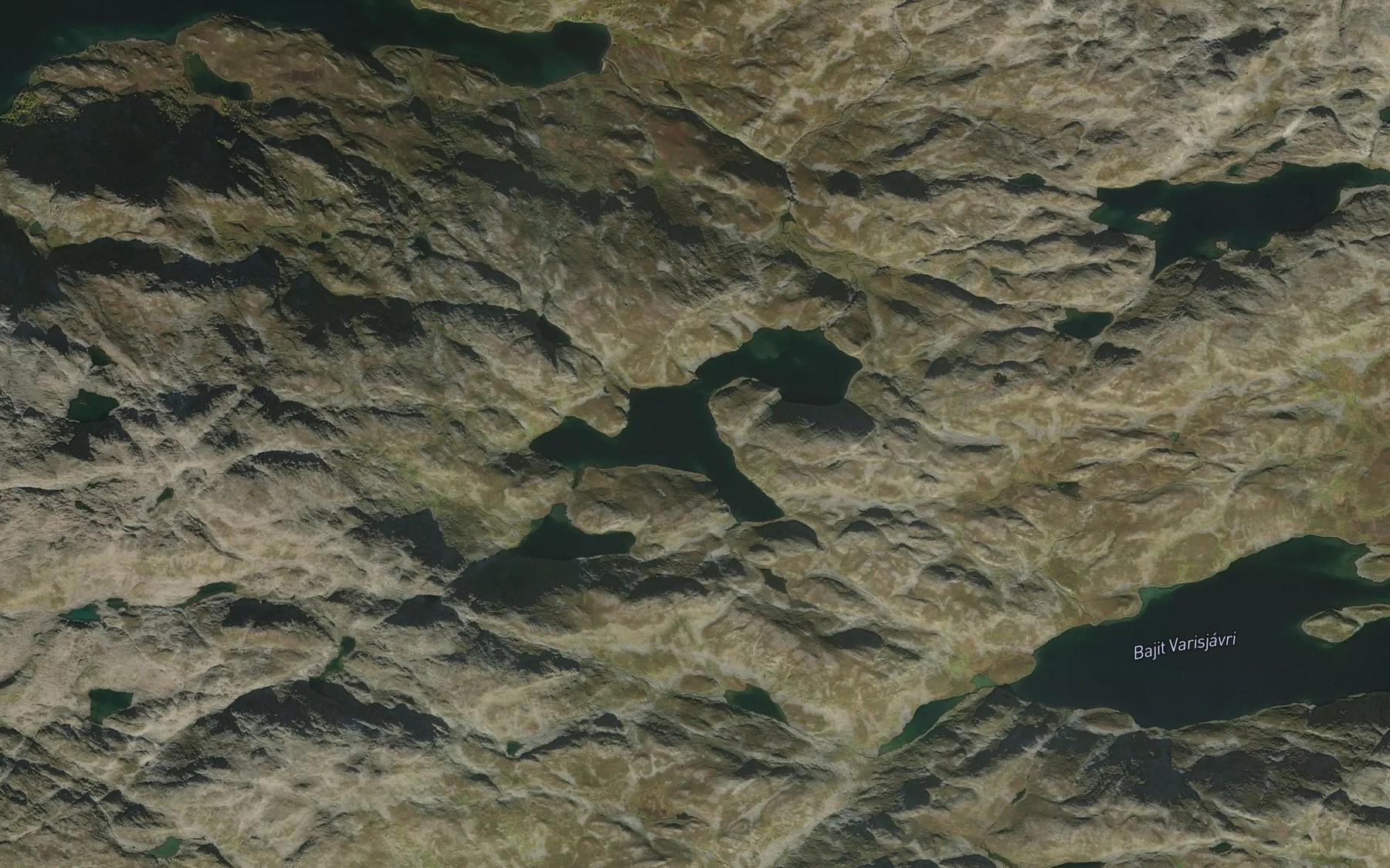 Satellite map of the Moalkejavri