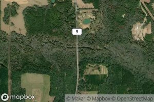 Satellite map of the Alexander Creek