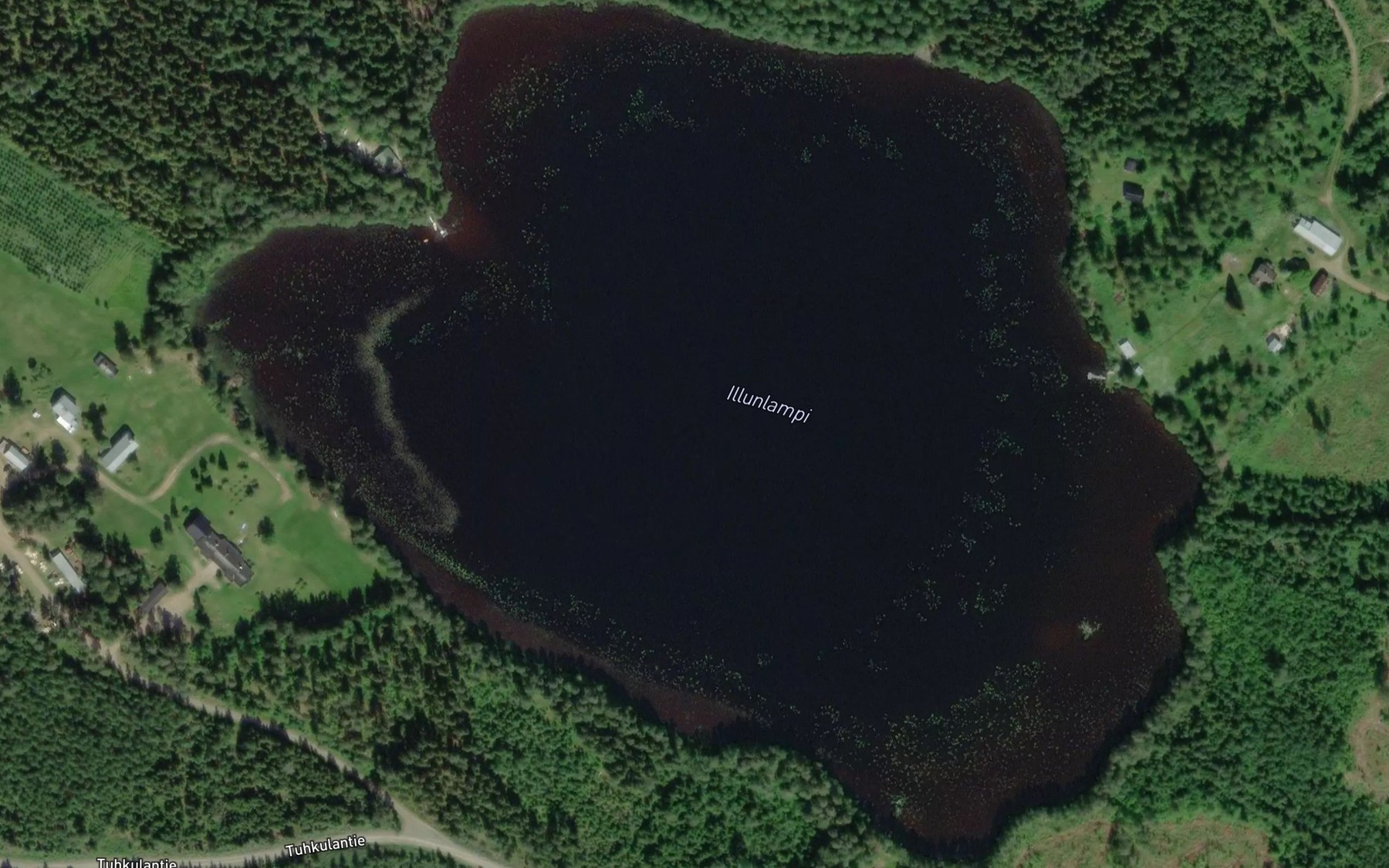 Satellite map of the Illunlampi