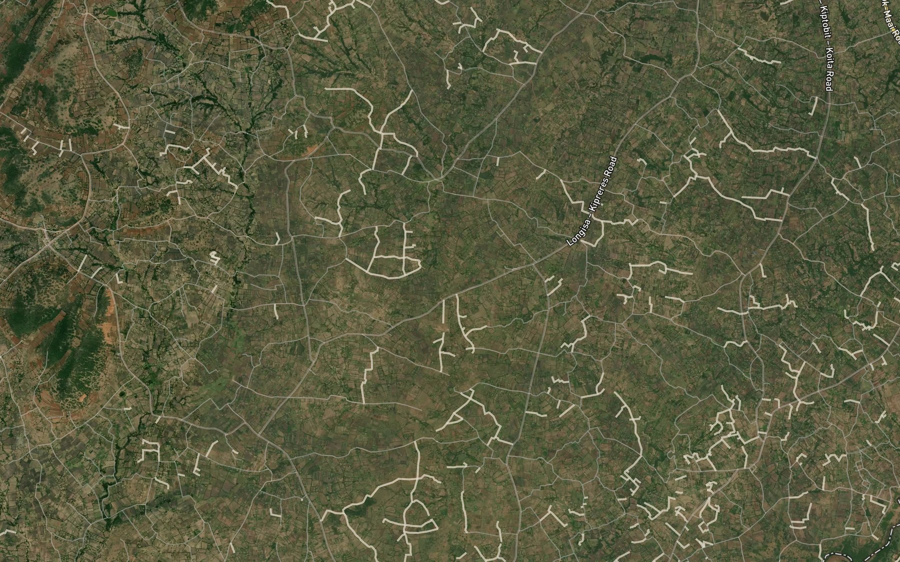 Satellite map of the Kipreres