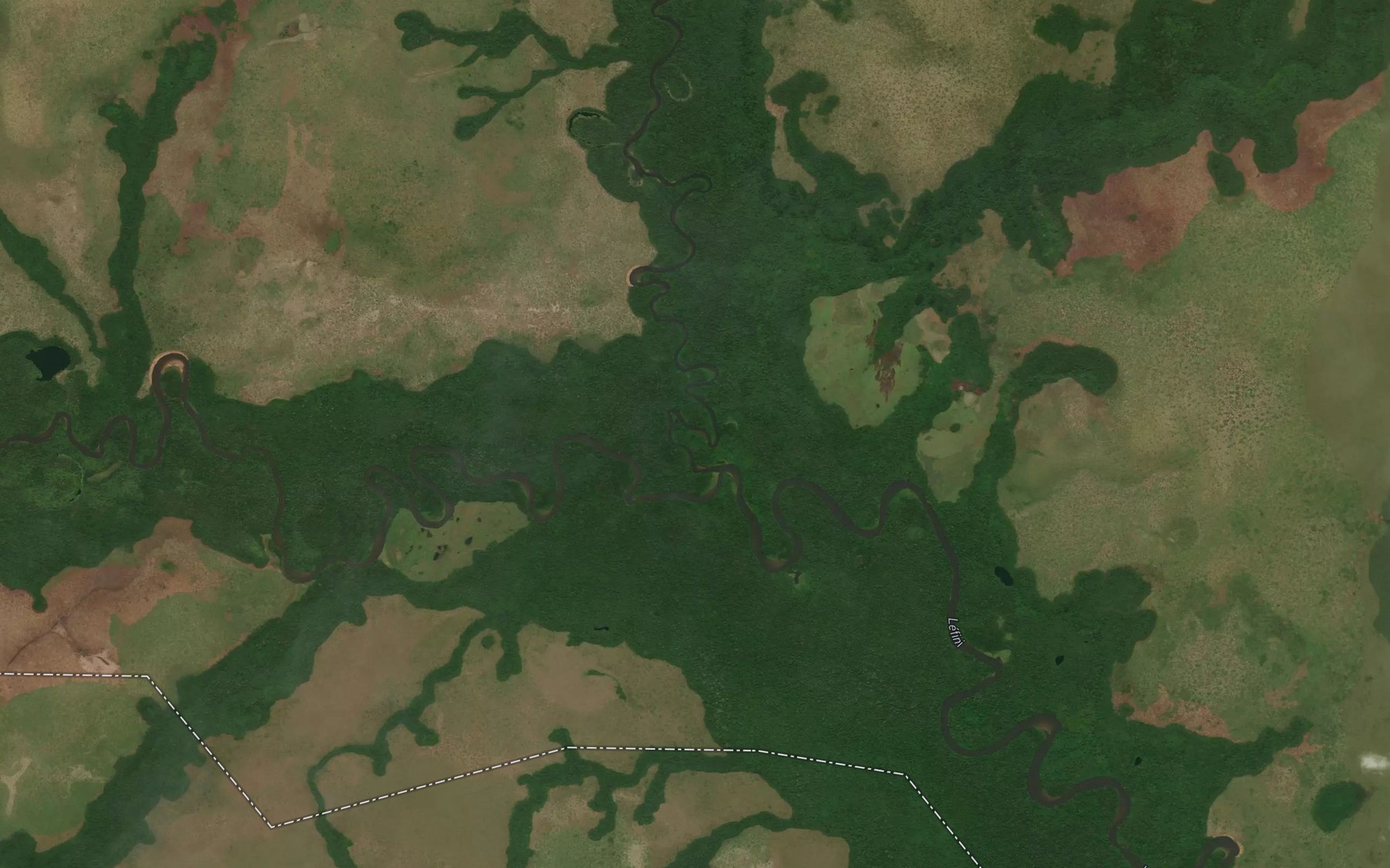 Satellite map of the Nambouli