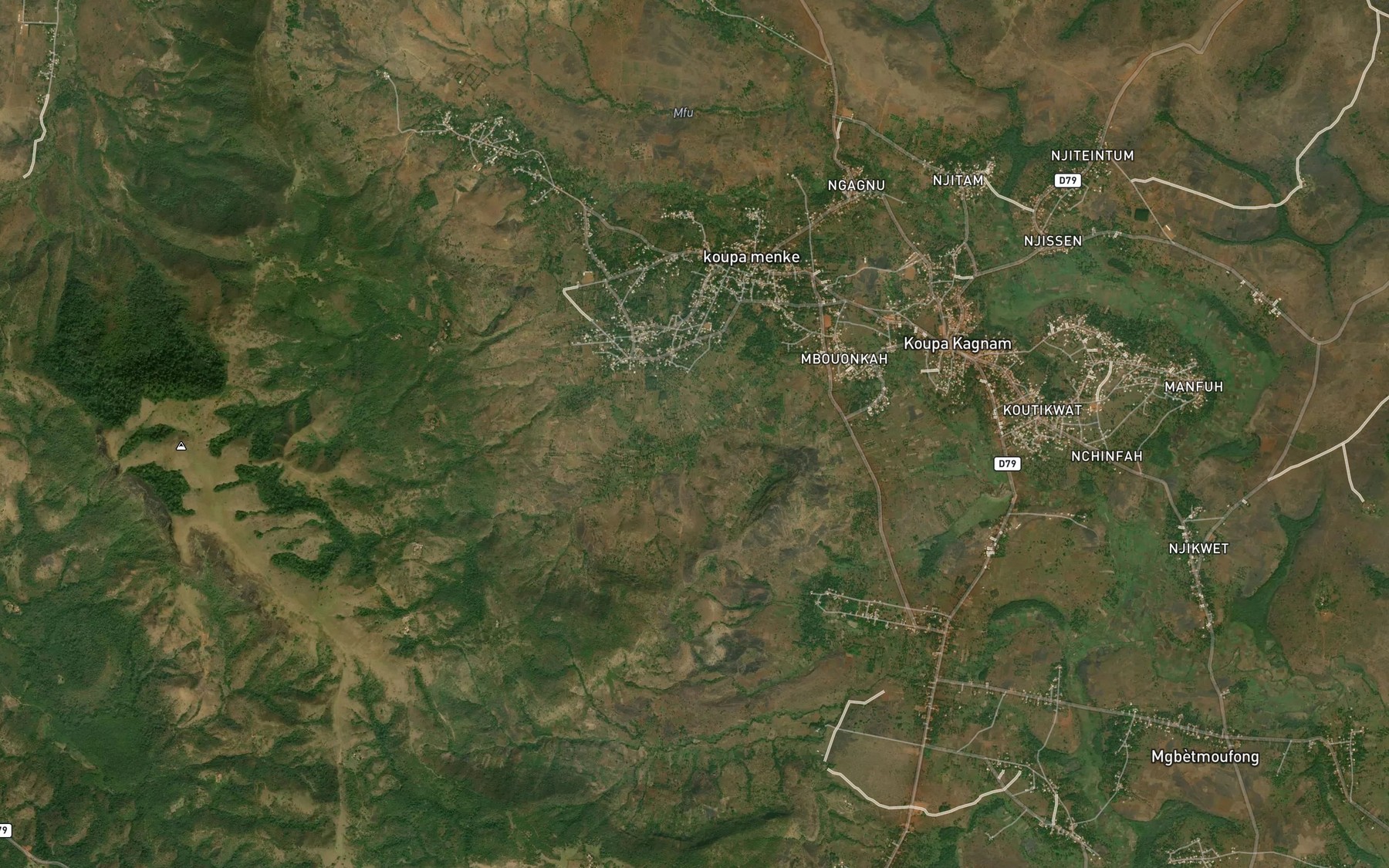 Satellite map of the Mamenke