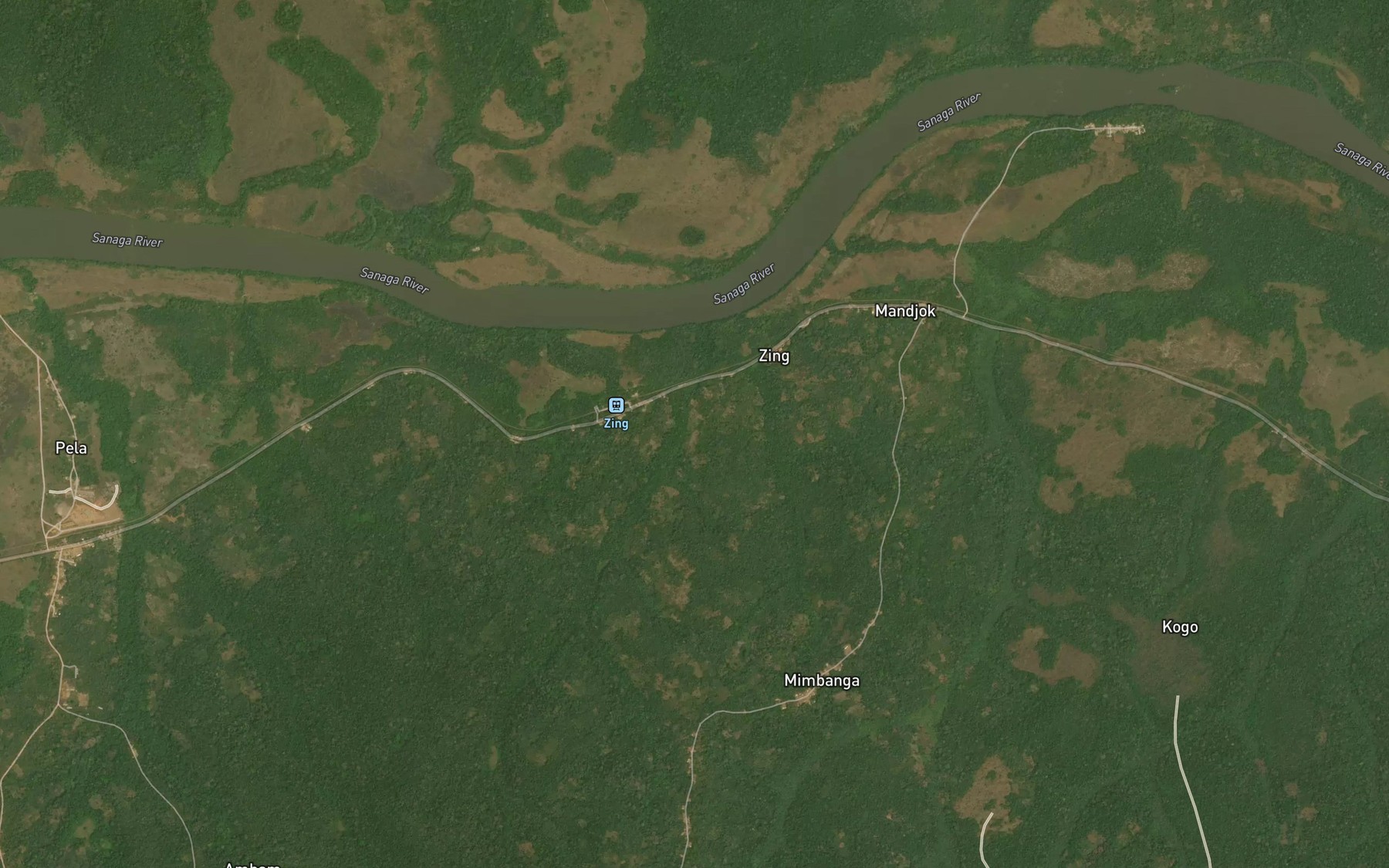 Satellite map of the Dodoka