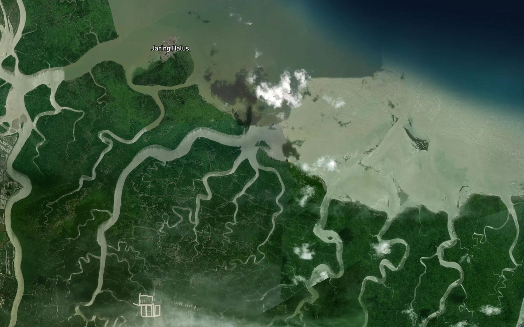 Satellite map of the Sungai Sekering Besar