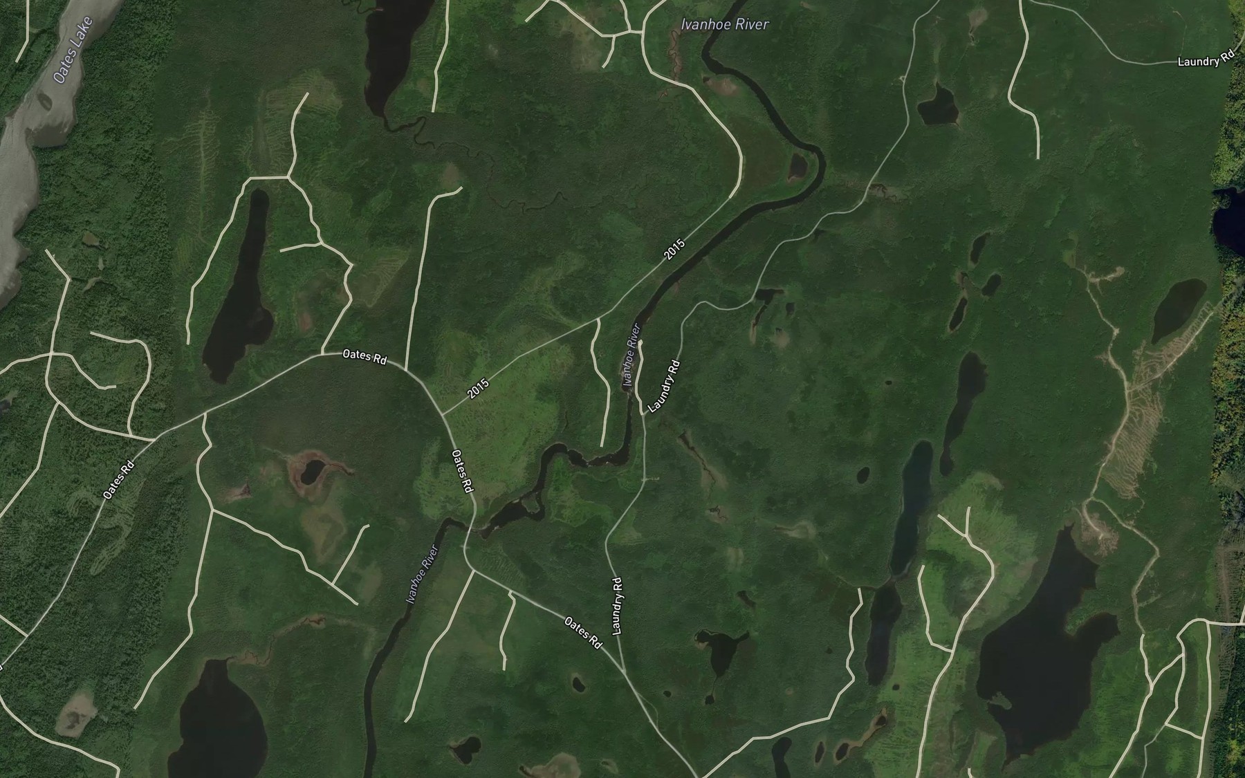 Satellite map of the The Chutes