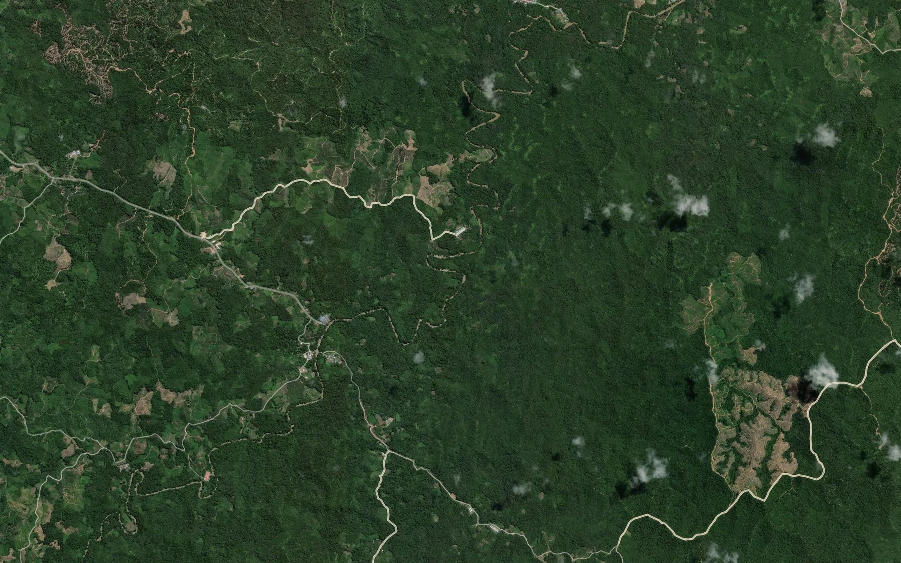 Satellite map of the Sungai Balut