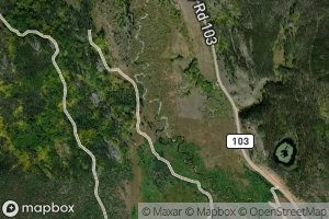Satellite map of the Porter Creek