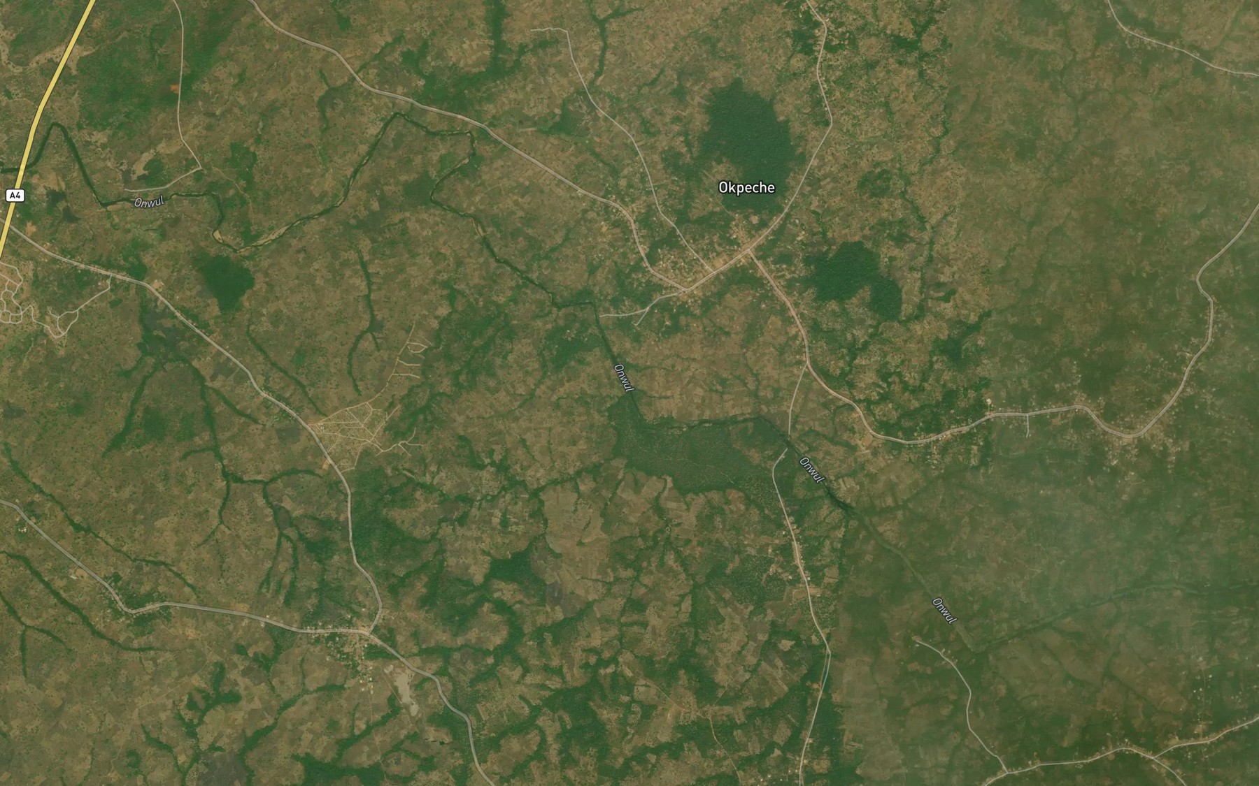 Satellite map of the Ita