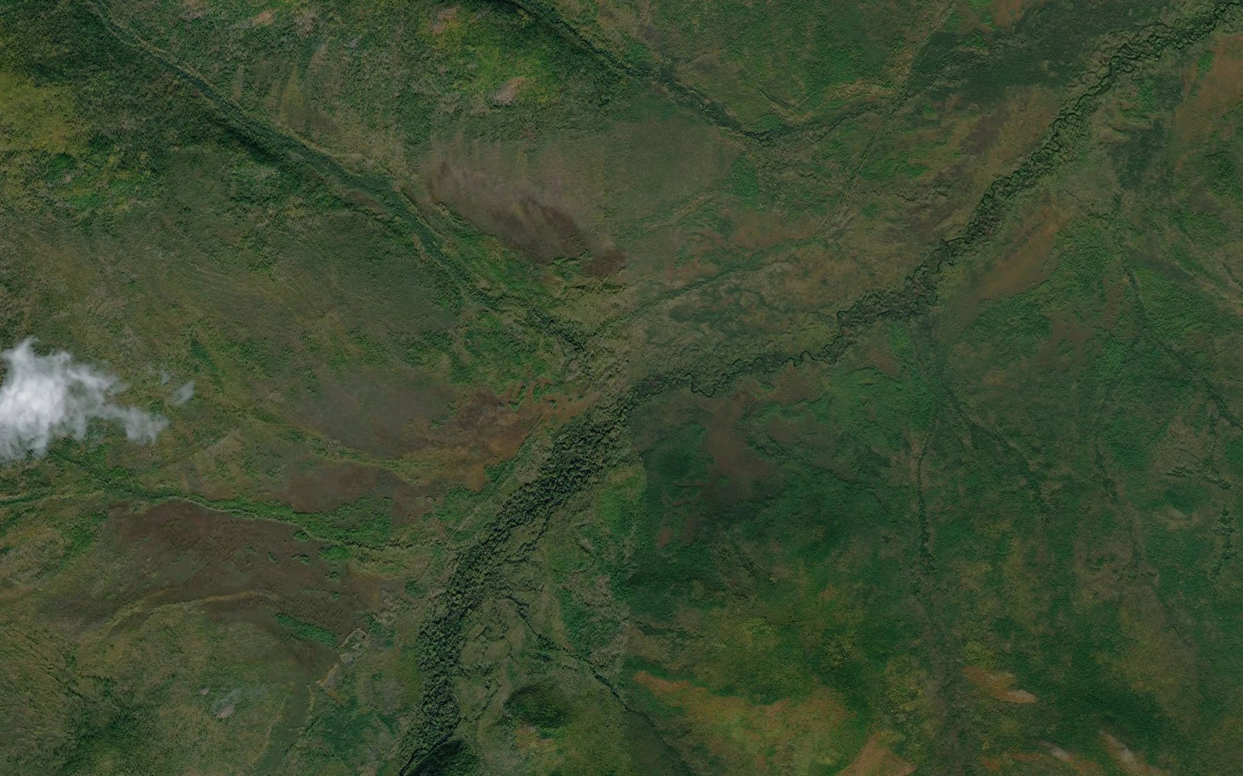 Satellite map of the Dlinnyy