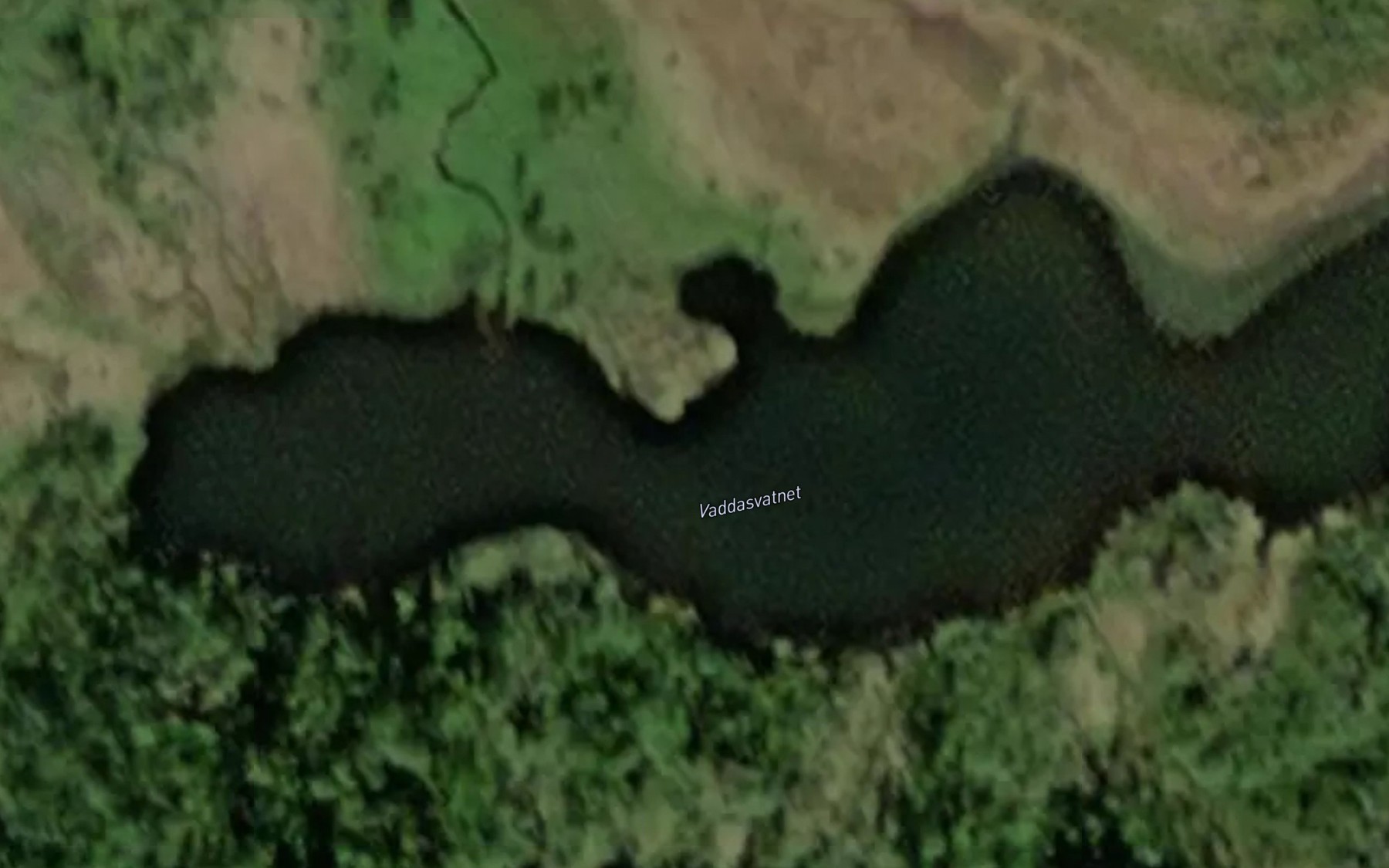 Satellite map of the Vaddasvatnet