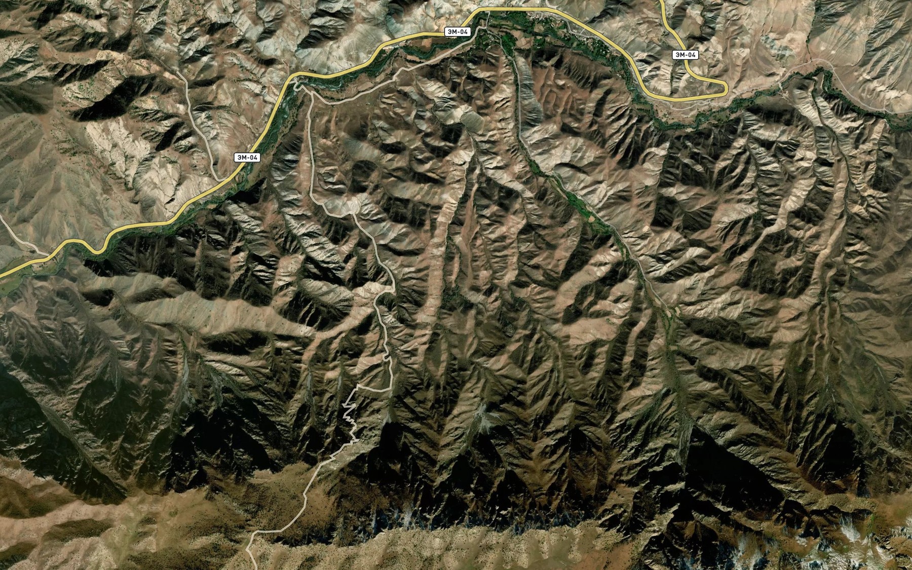 Satellite map of the Rodnik Terek