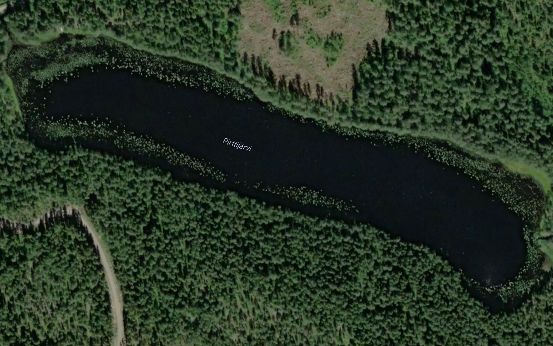 Satellite map of the Pirttijarvi