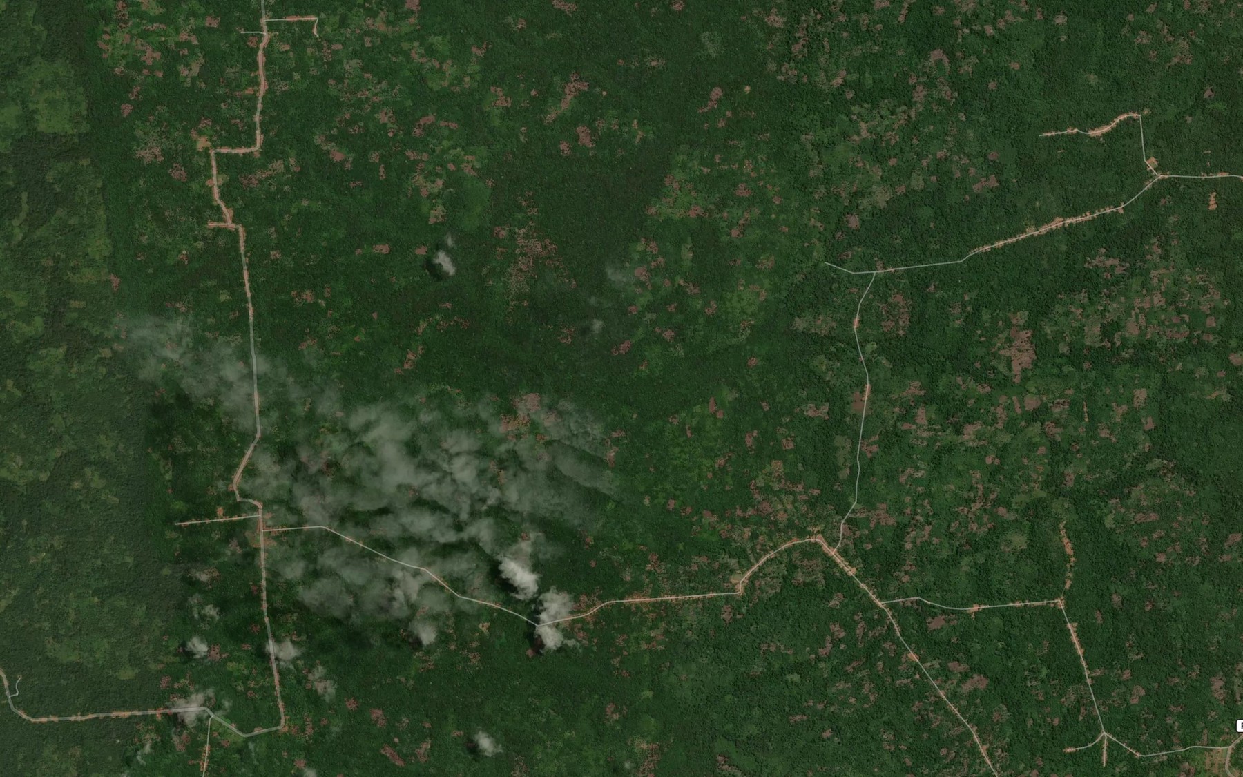 Satellite map of the Azonga