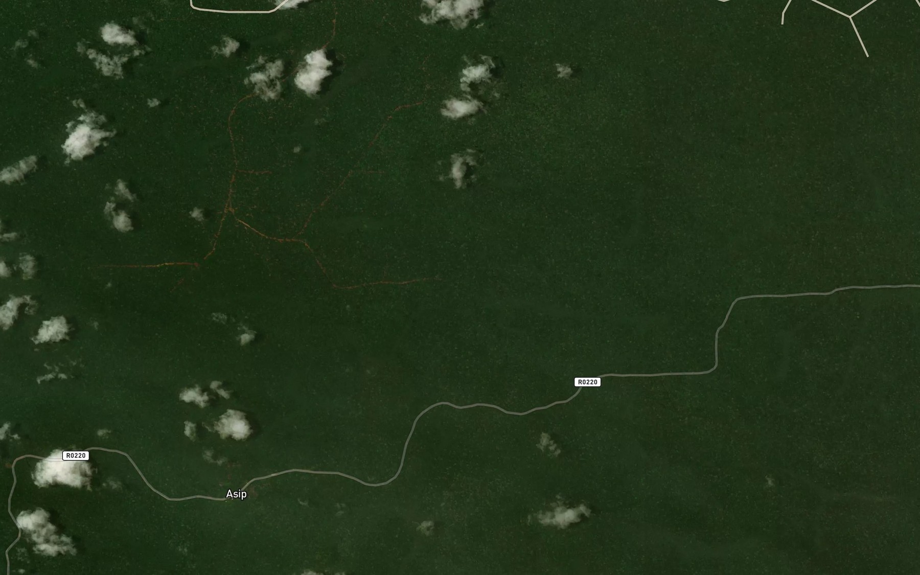 Satellite map of the Moapine