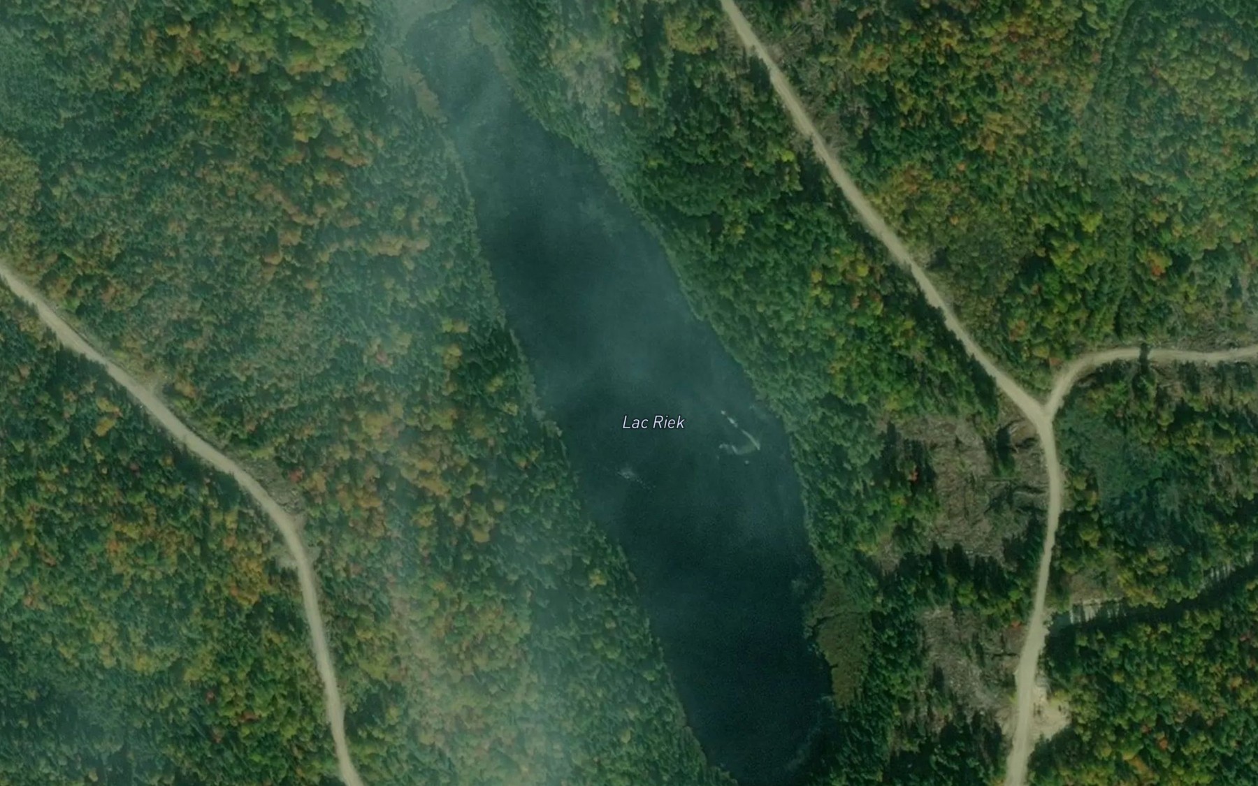 Satellite map of the Lac Riek