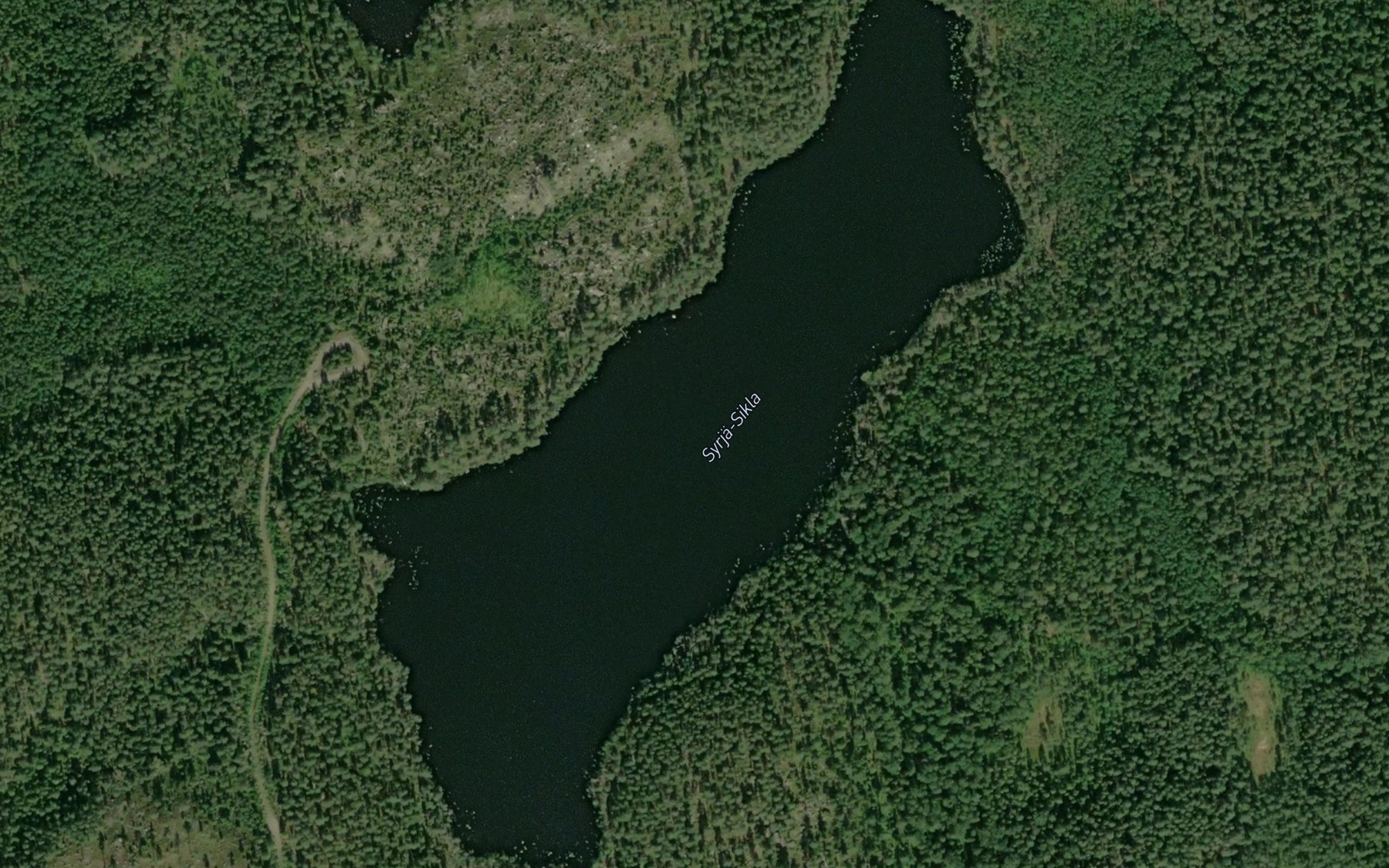 Satellite map of the Syrja-Sikla