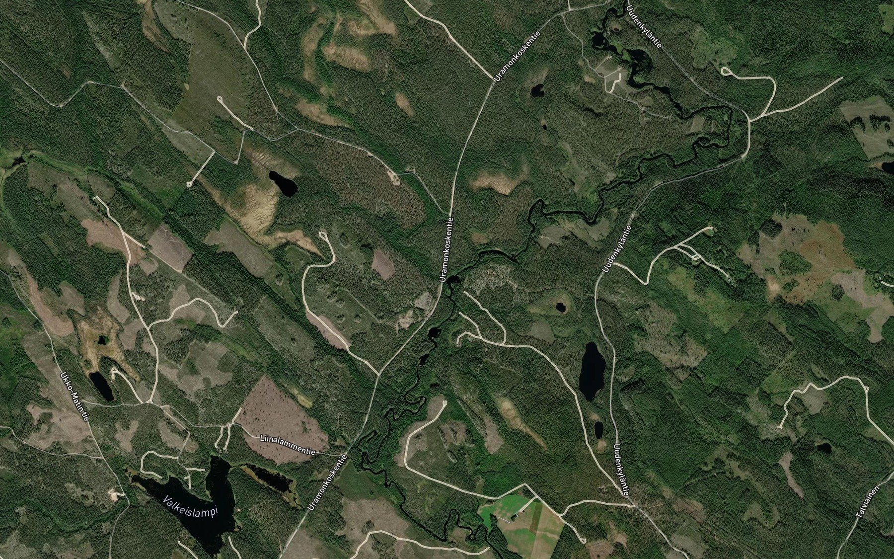 Satellite map of the Hirsipuro