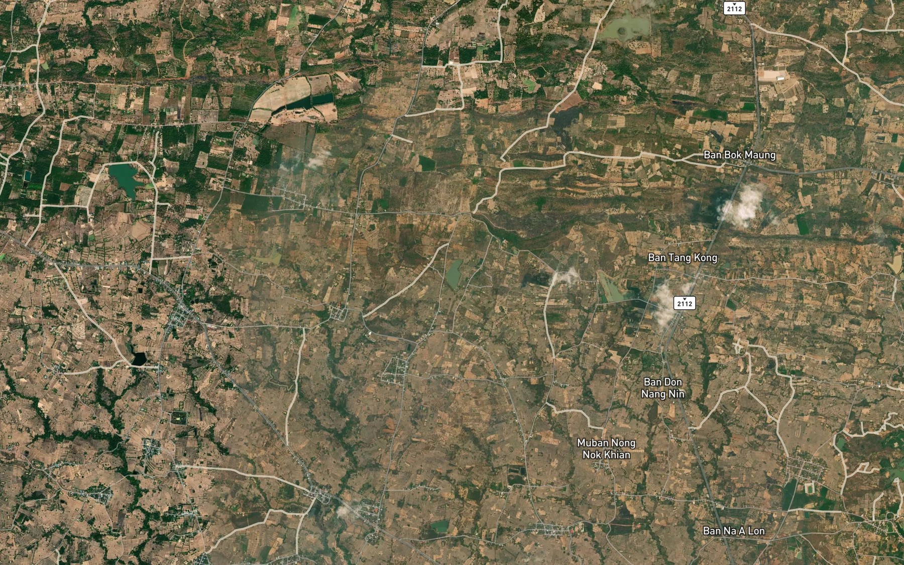 Satellite map of the Ang Kep Nam Rong Toei